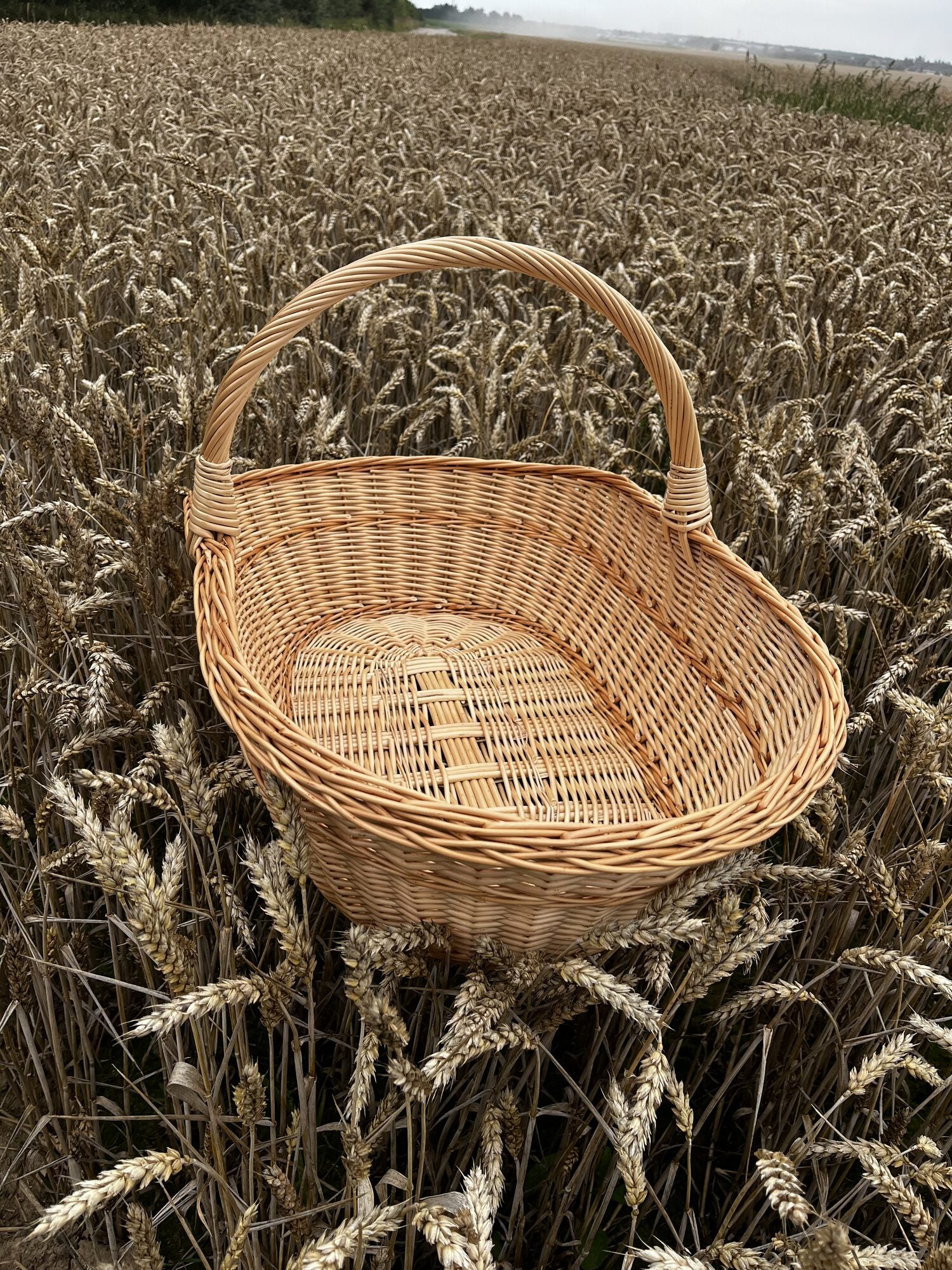 Large wicker basket 004b