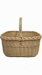Handmade Willow Basket with Handle