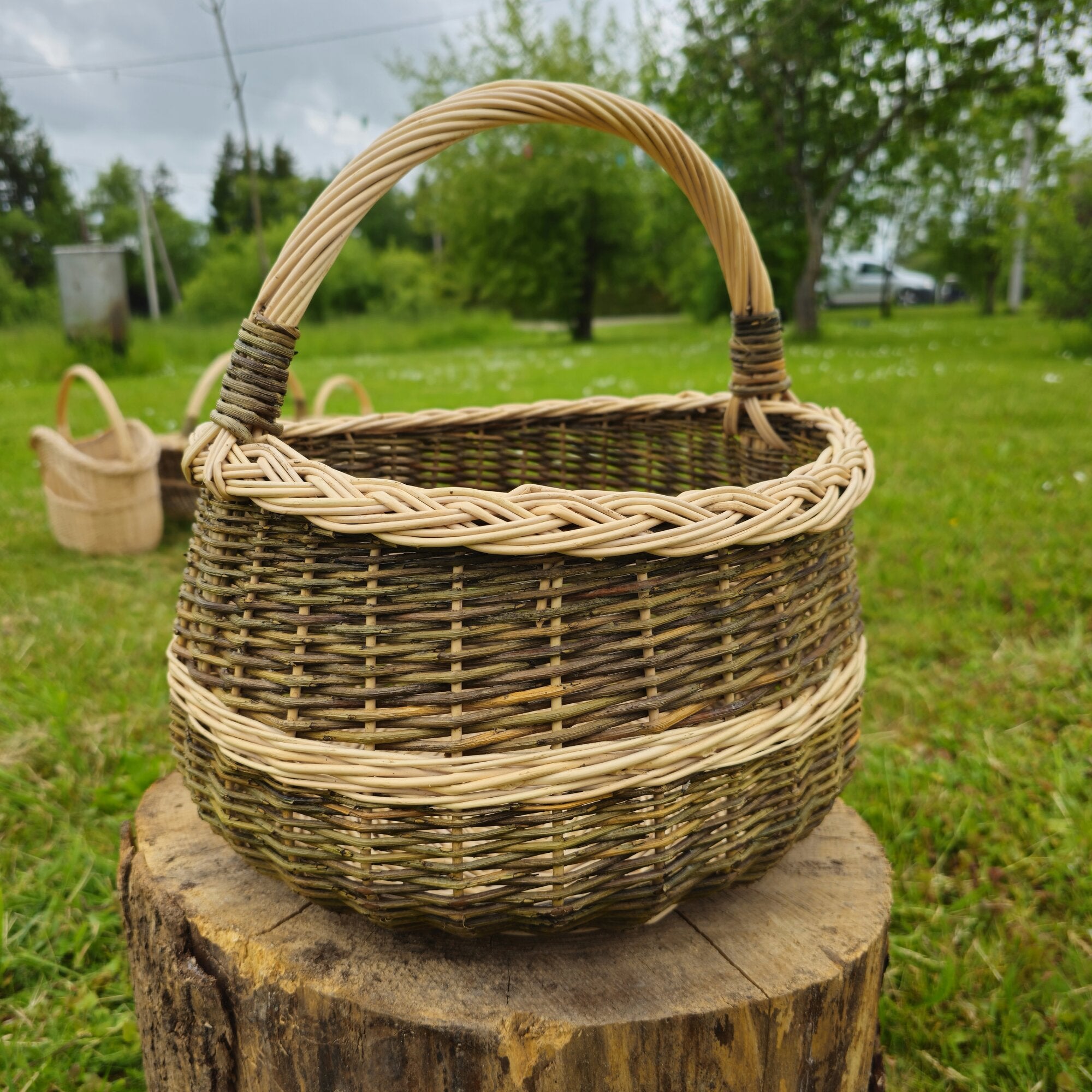 Wicker basket 006b