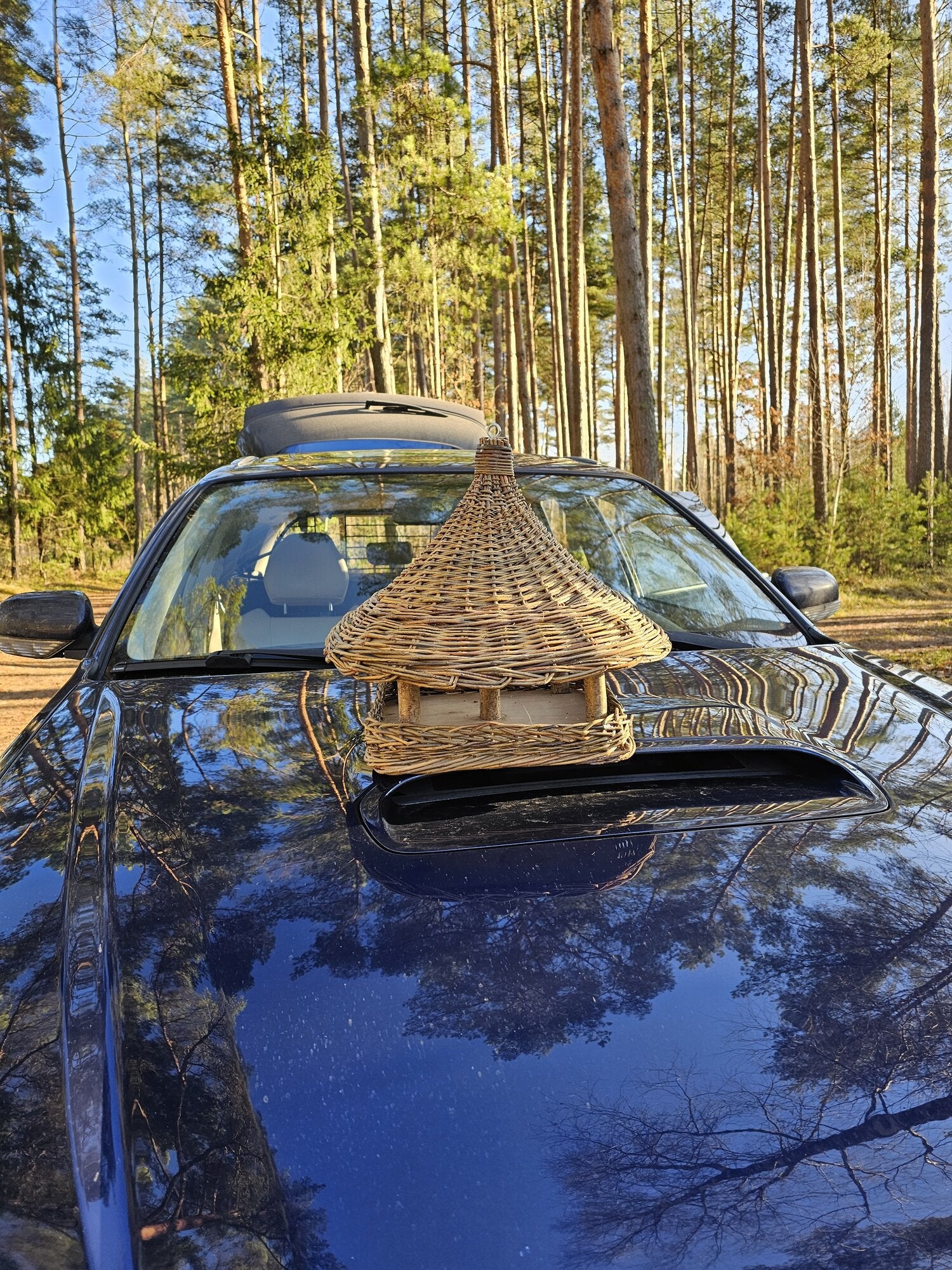 Wicker bird feeder 014b