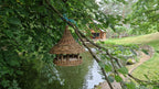 Wicker bird feeder 016b