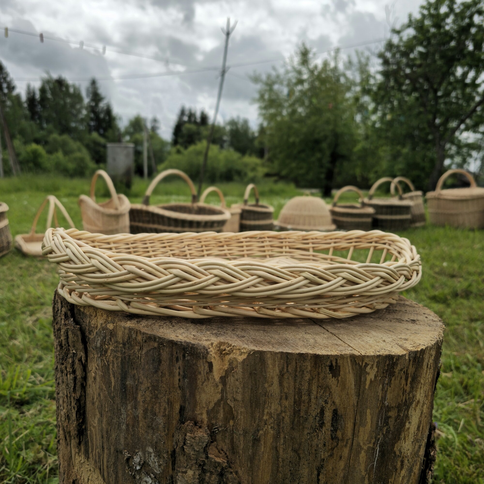 Wicker Tray 019b