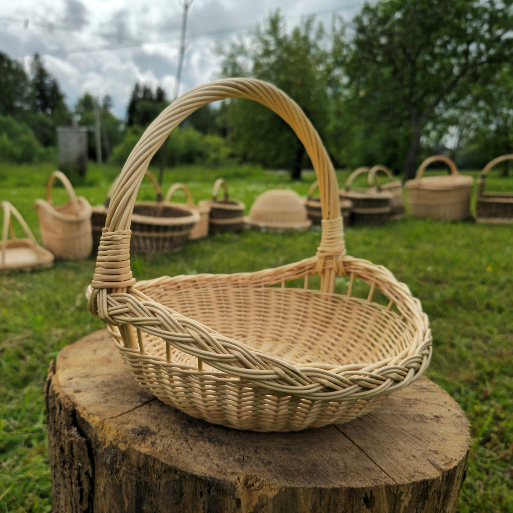Wicker tray 024b