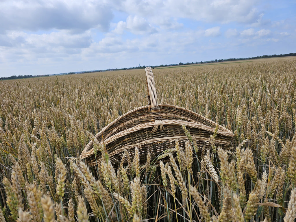 Large wicker basket 027b-1