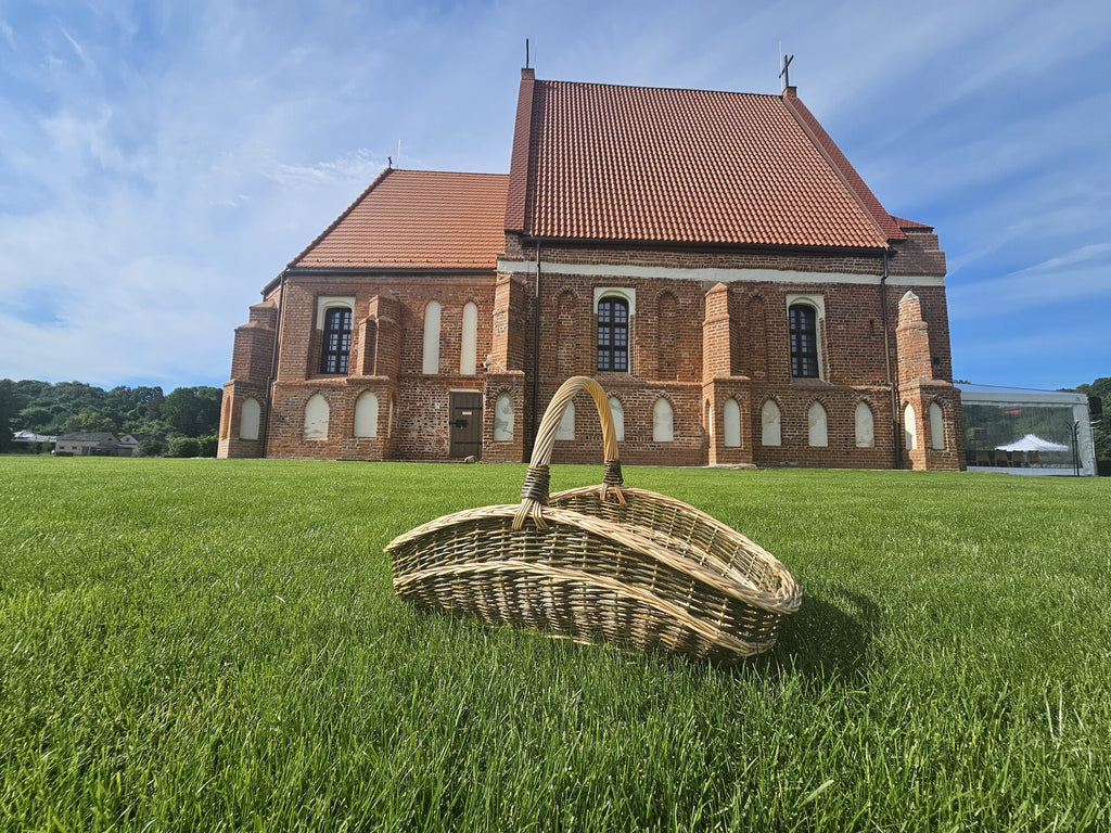 Large wicker basket 027b-1