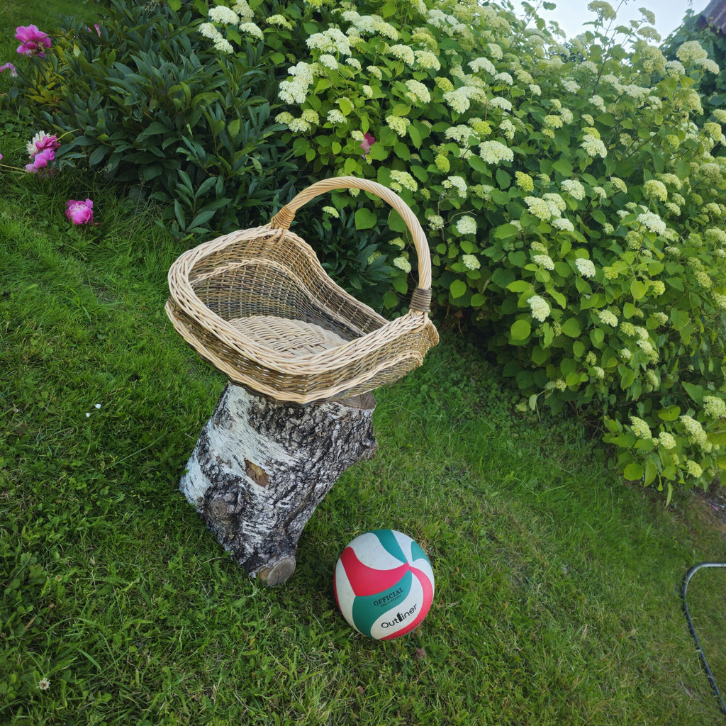 Large wicker basket 027b-1