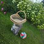 Large wicker basket 027b-1