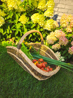 Large wicker basket 027b-1