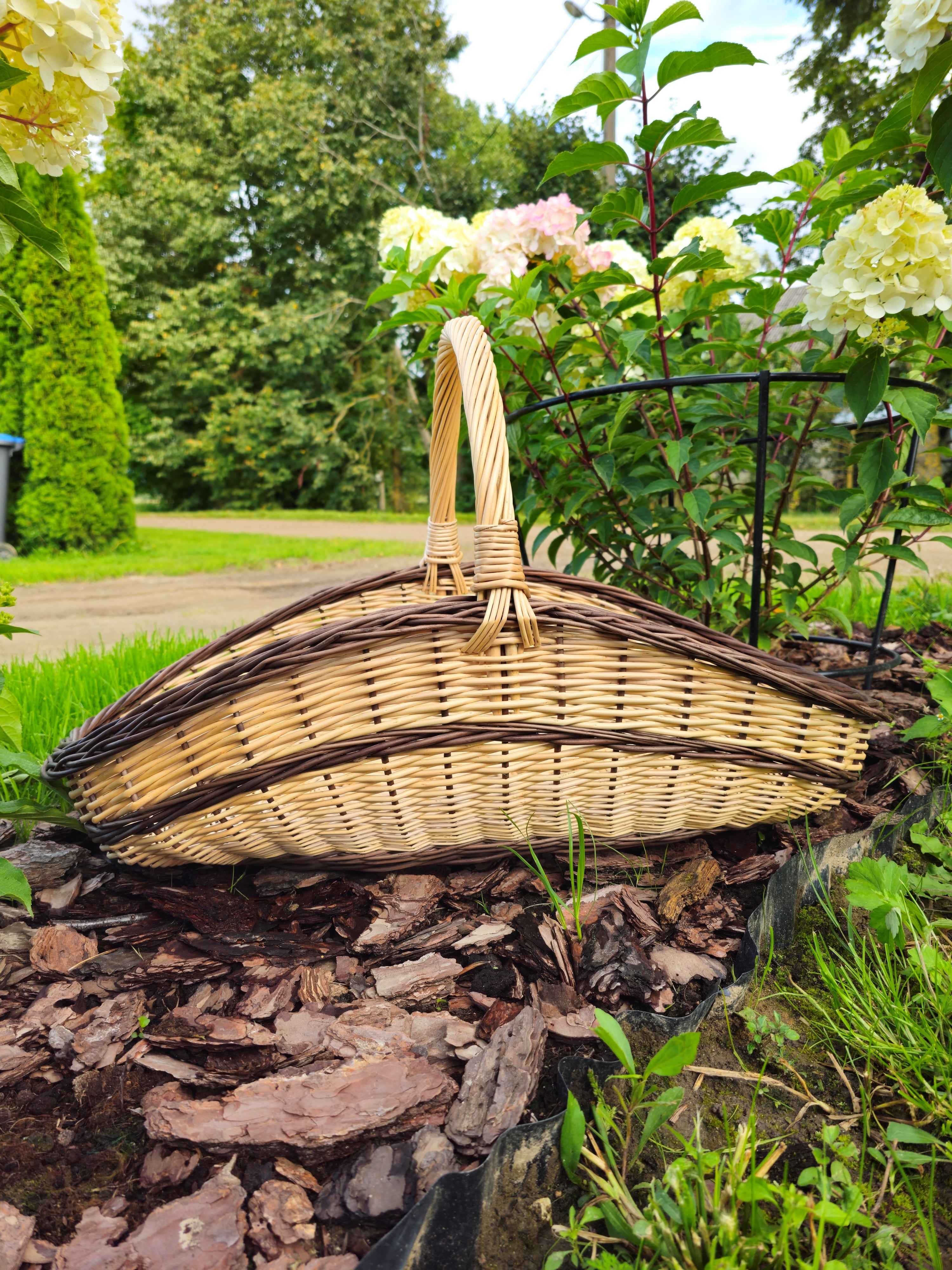 Large Wicker Trug 027b-2