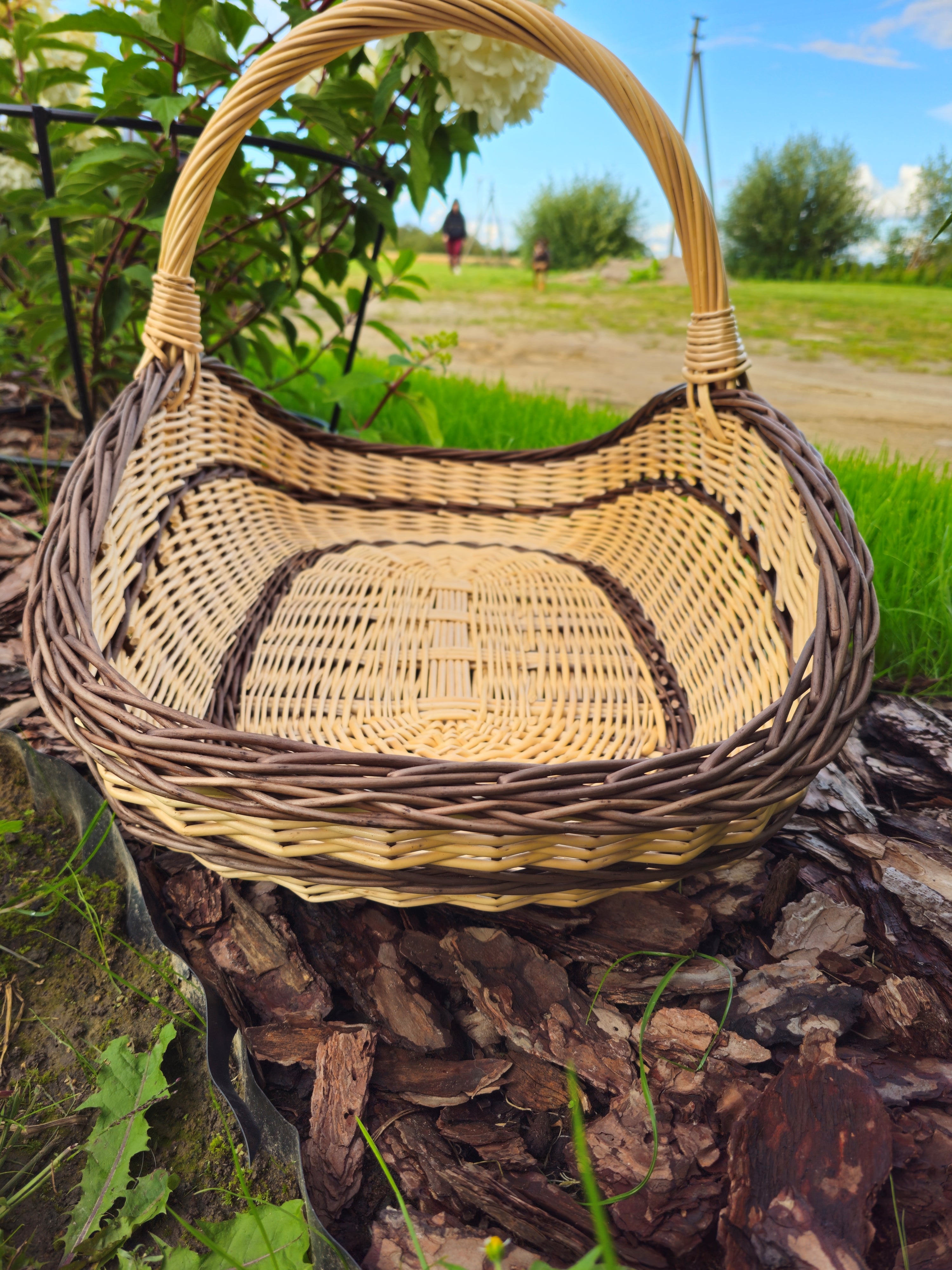 Large Wicker Trug 027b-2