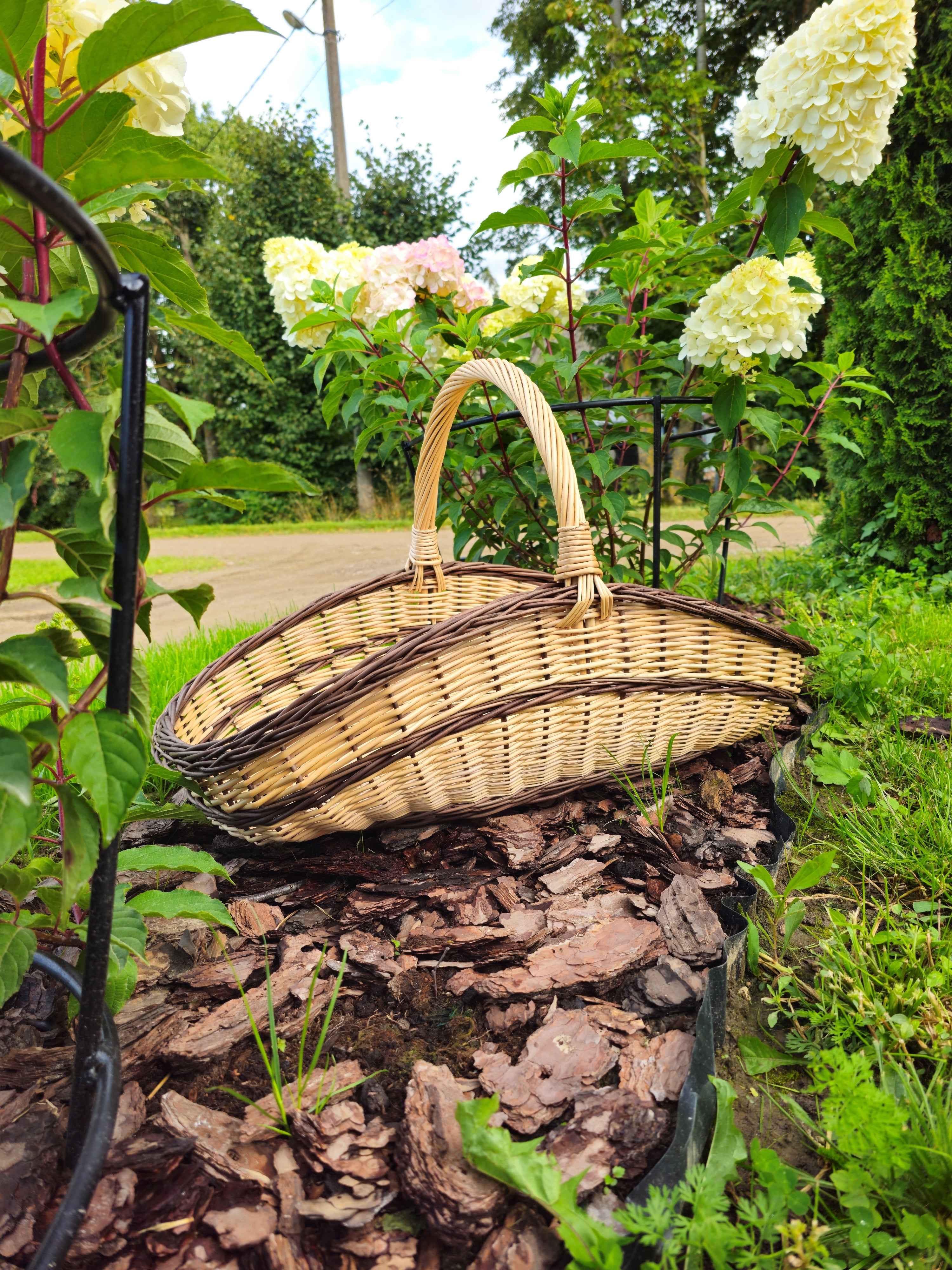 Large Wicker Trug 027b-2