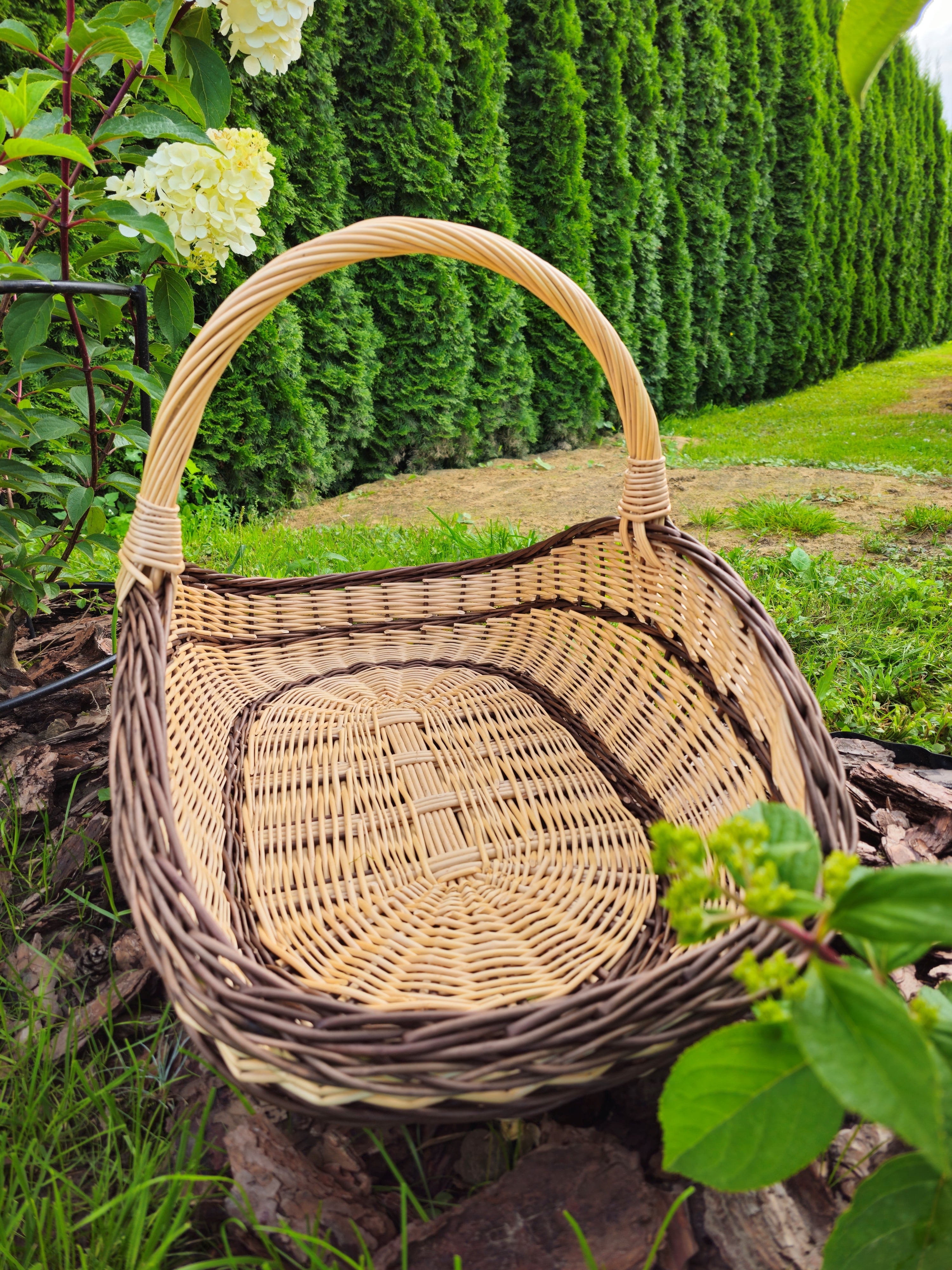 Large Wicker Trug 027b-2