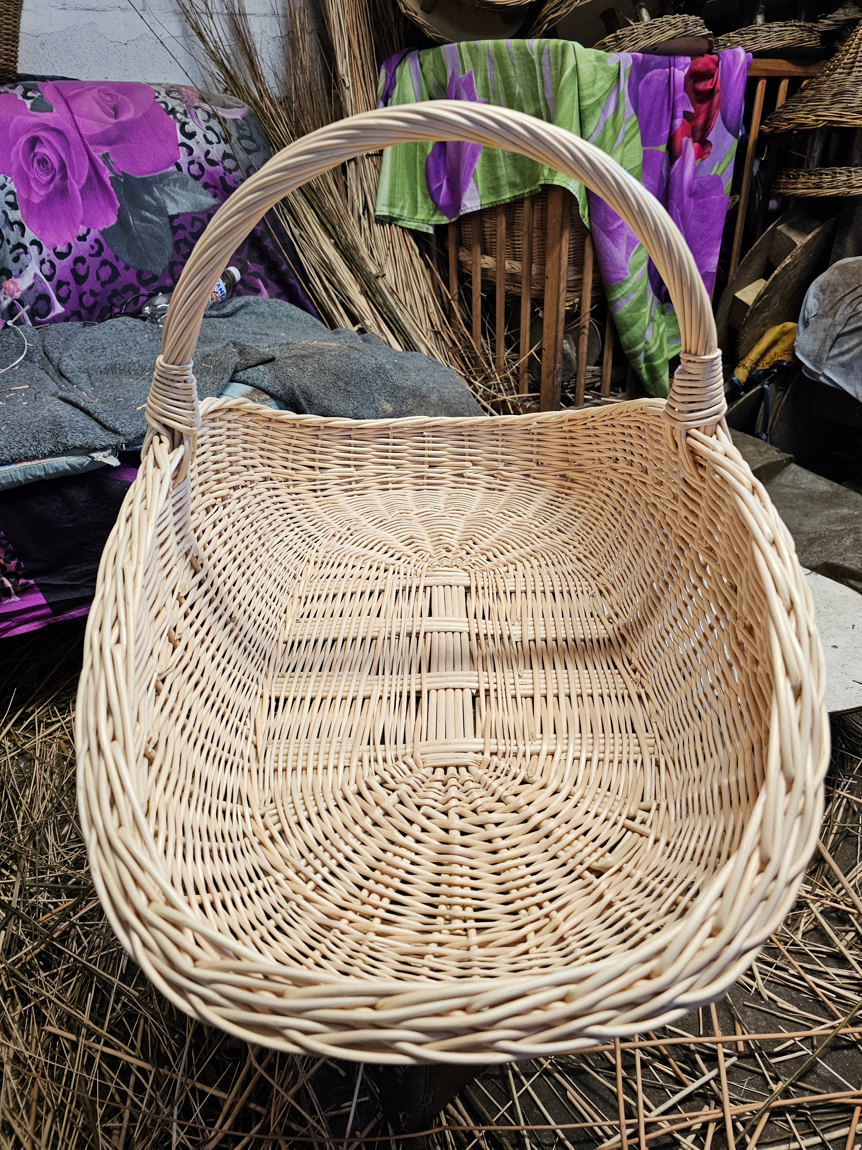 Large Wicker Garden Trug 027b-3