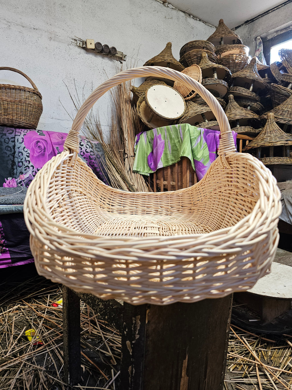 Large Wicker Garden Trug 027b-3