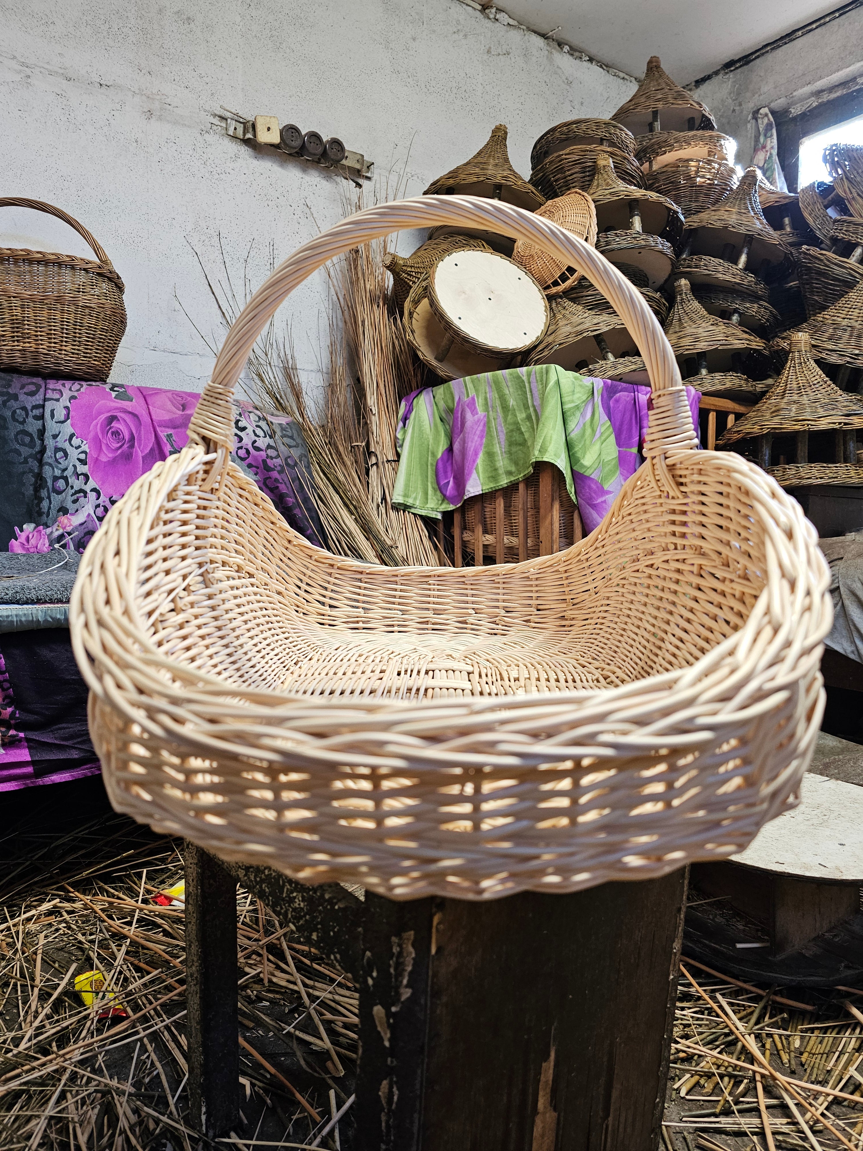 Large Wicker Garden Trug 027b-3