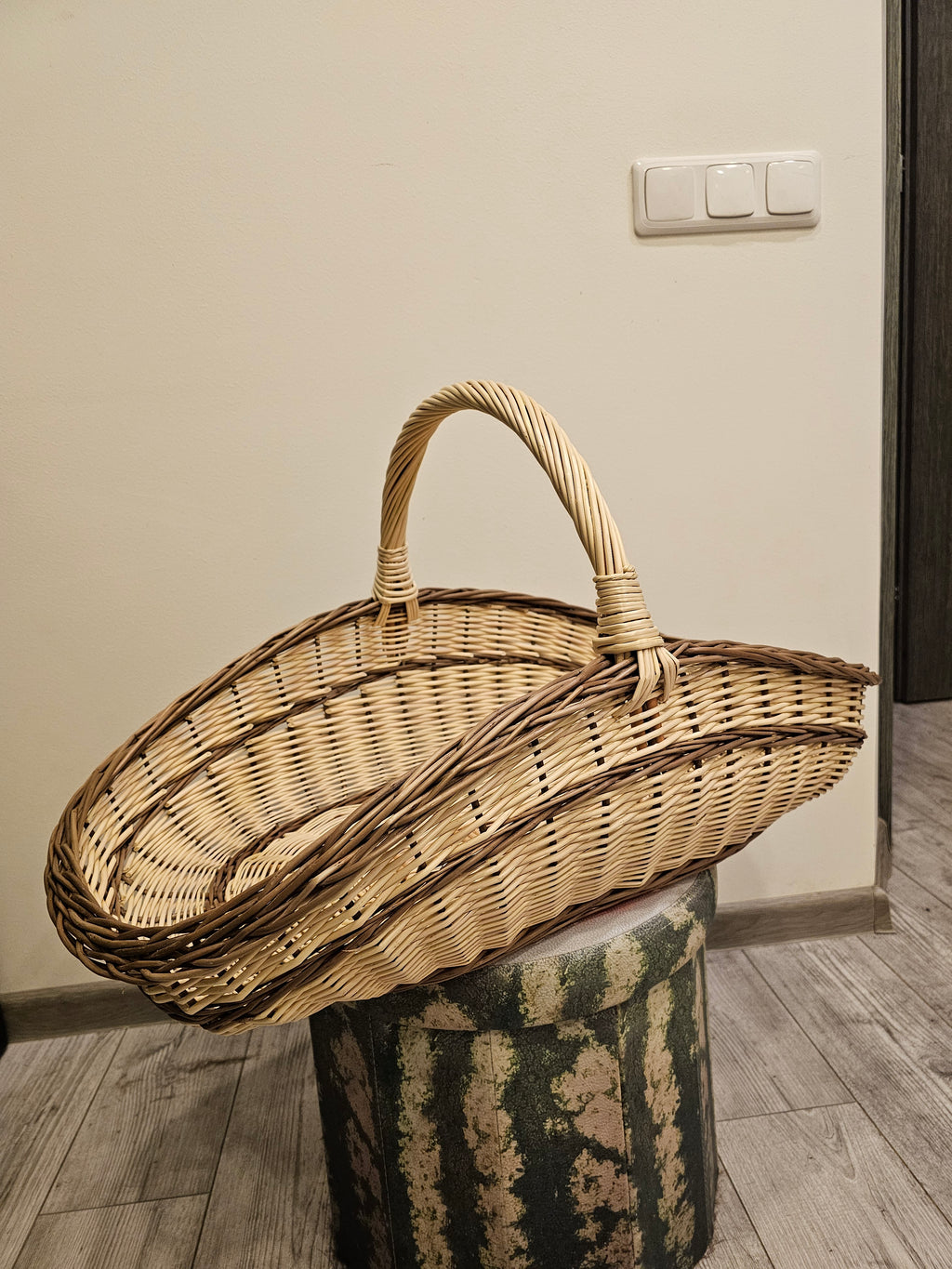 Large Wicker Trug 027b-2