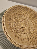 Wicker plate 044b