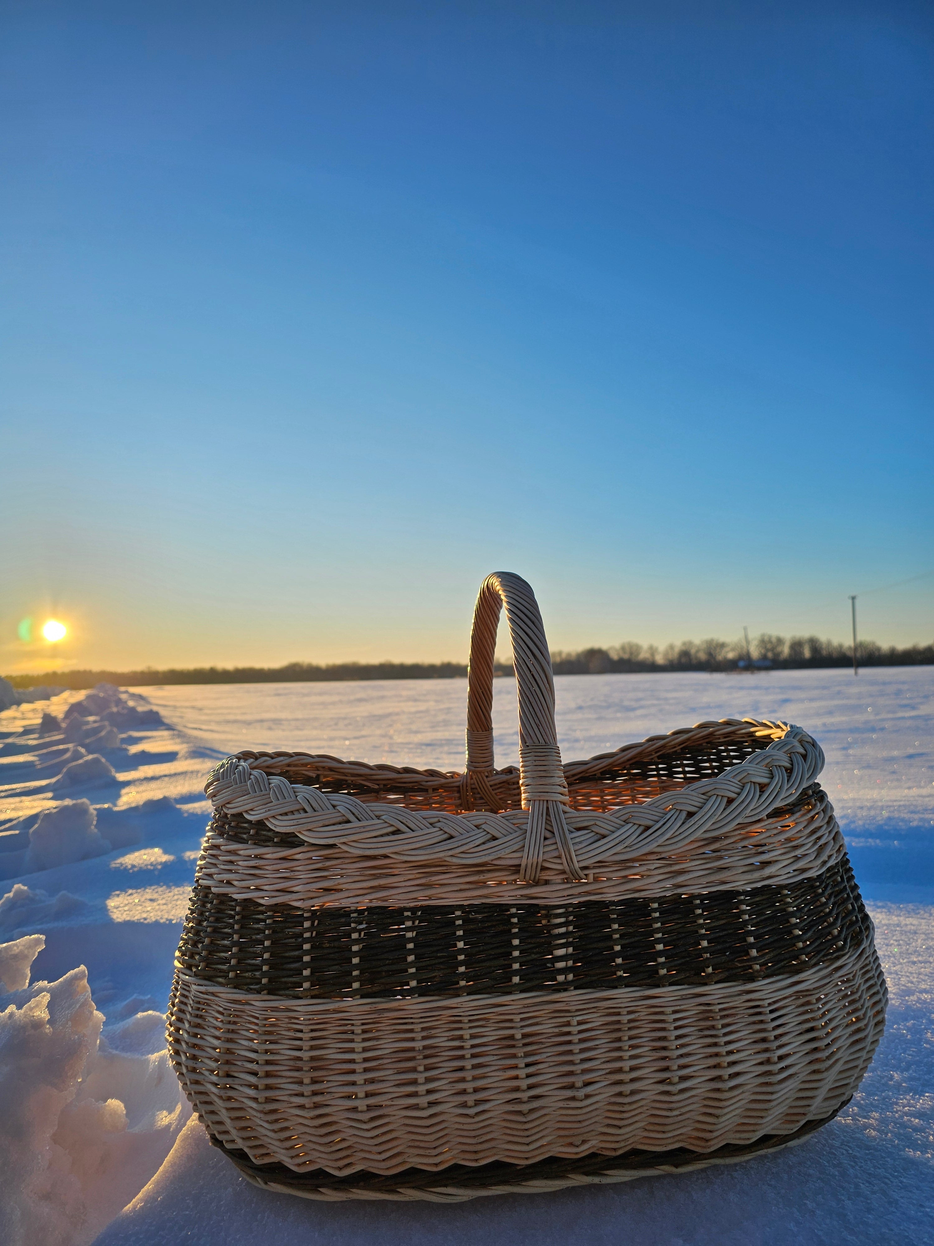 Wicker basket 030r