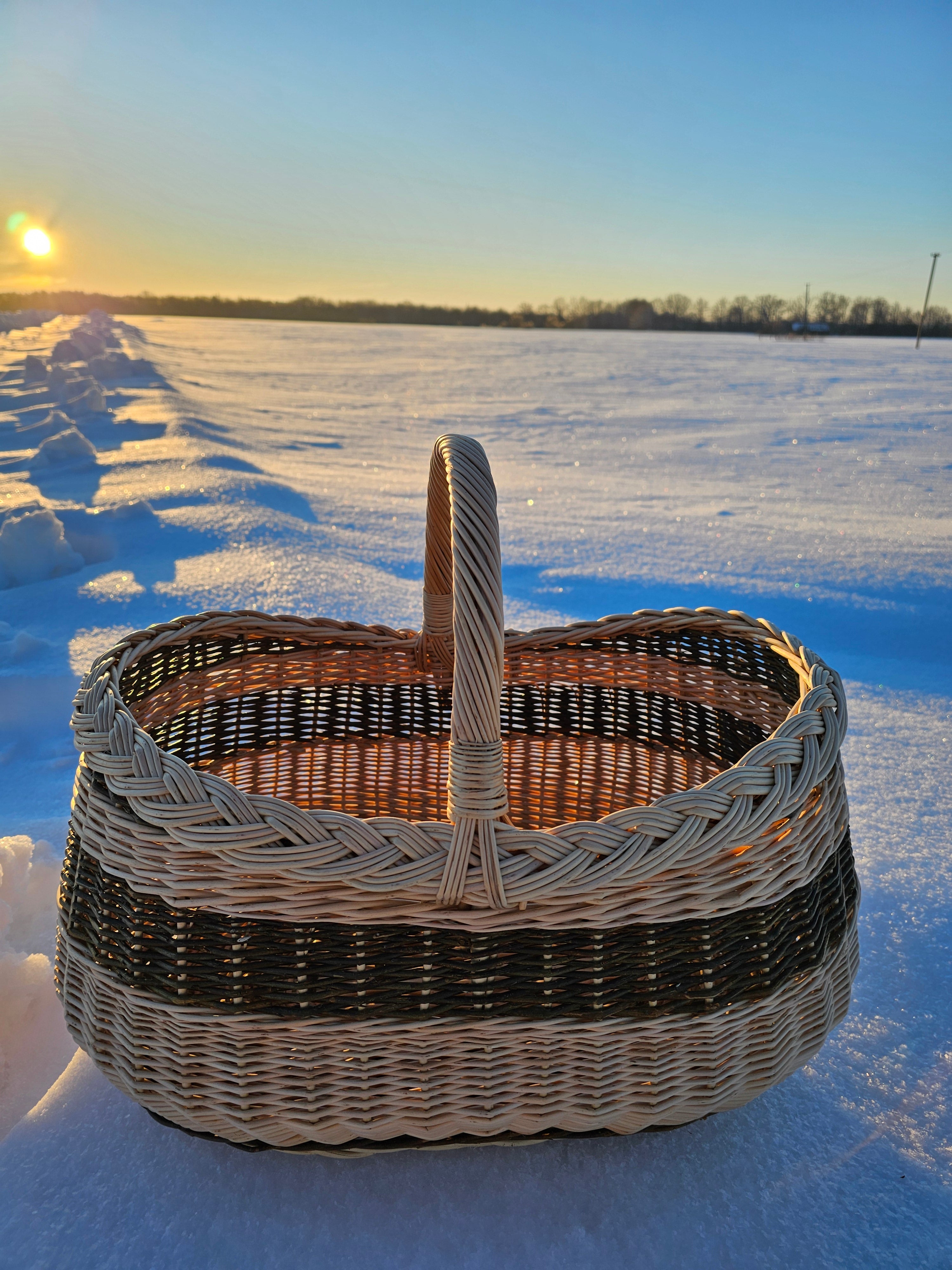Wicker basket 030r