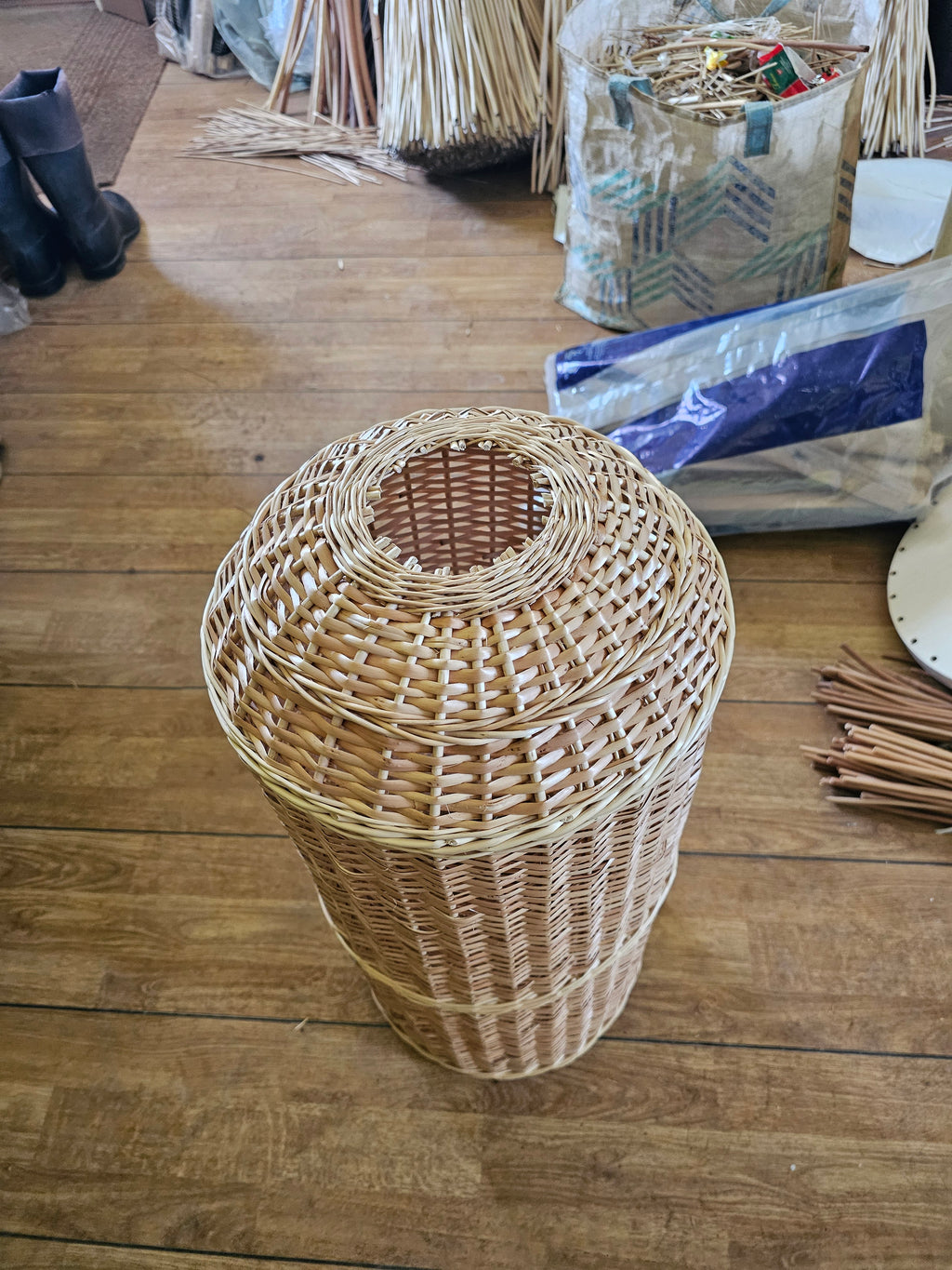 Wicker gas cylinder cover 012r