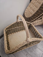Wicker firewood basket 012b