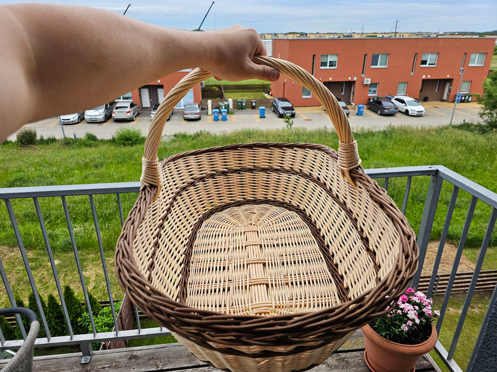 Large wicker basket 004b