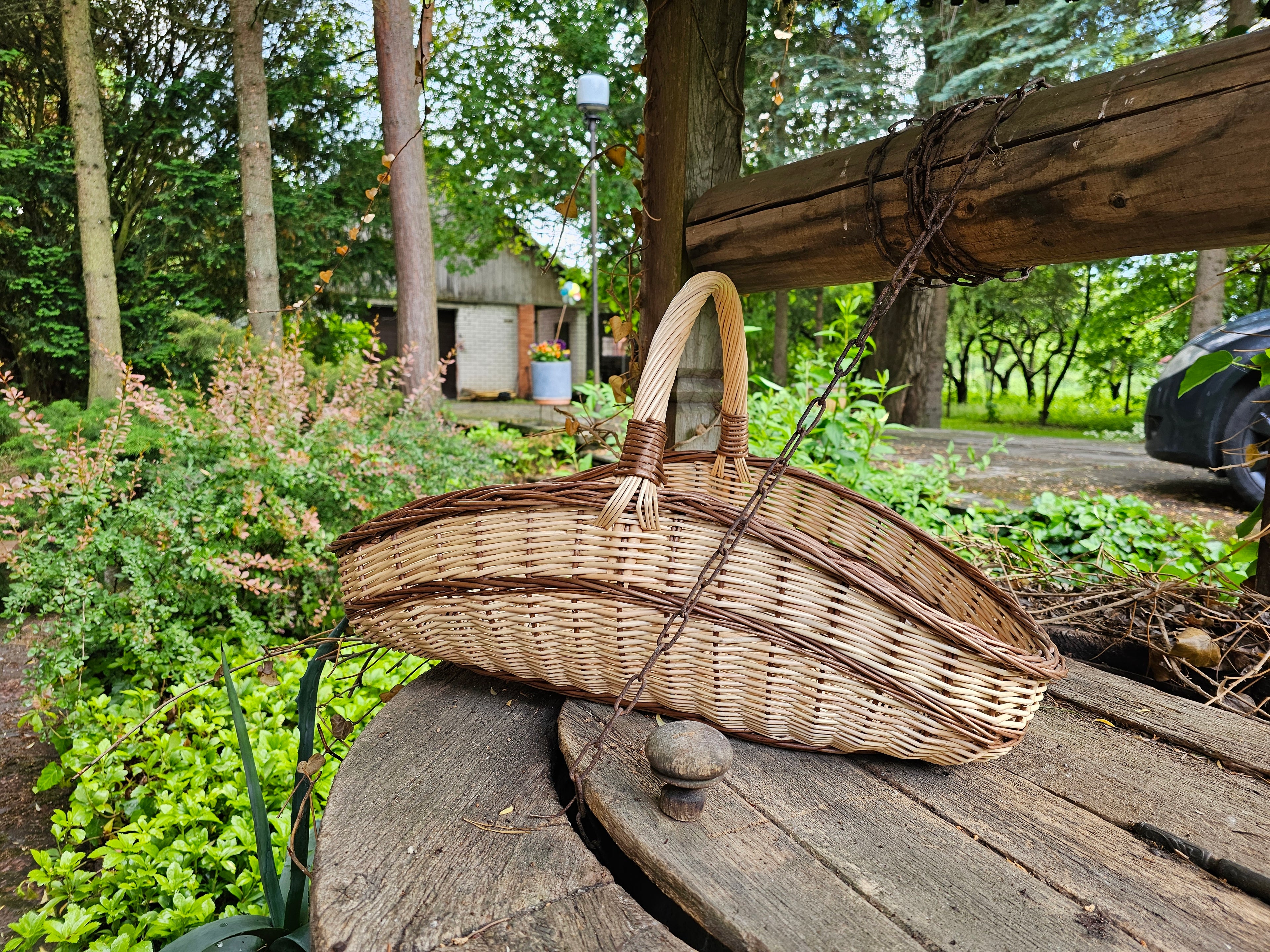 Large Wicker Trug 027b-2