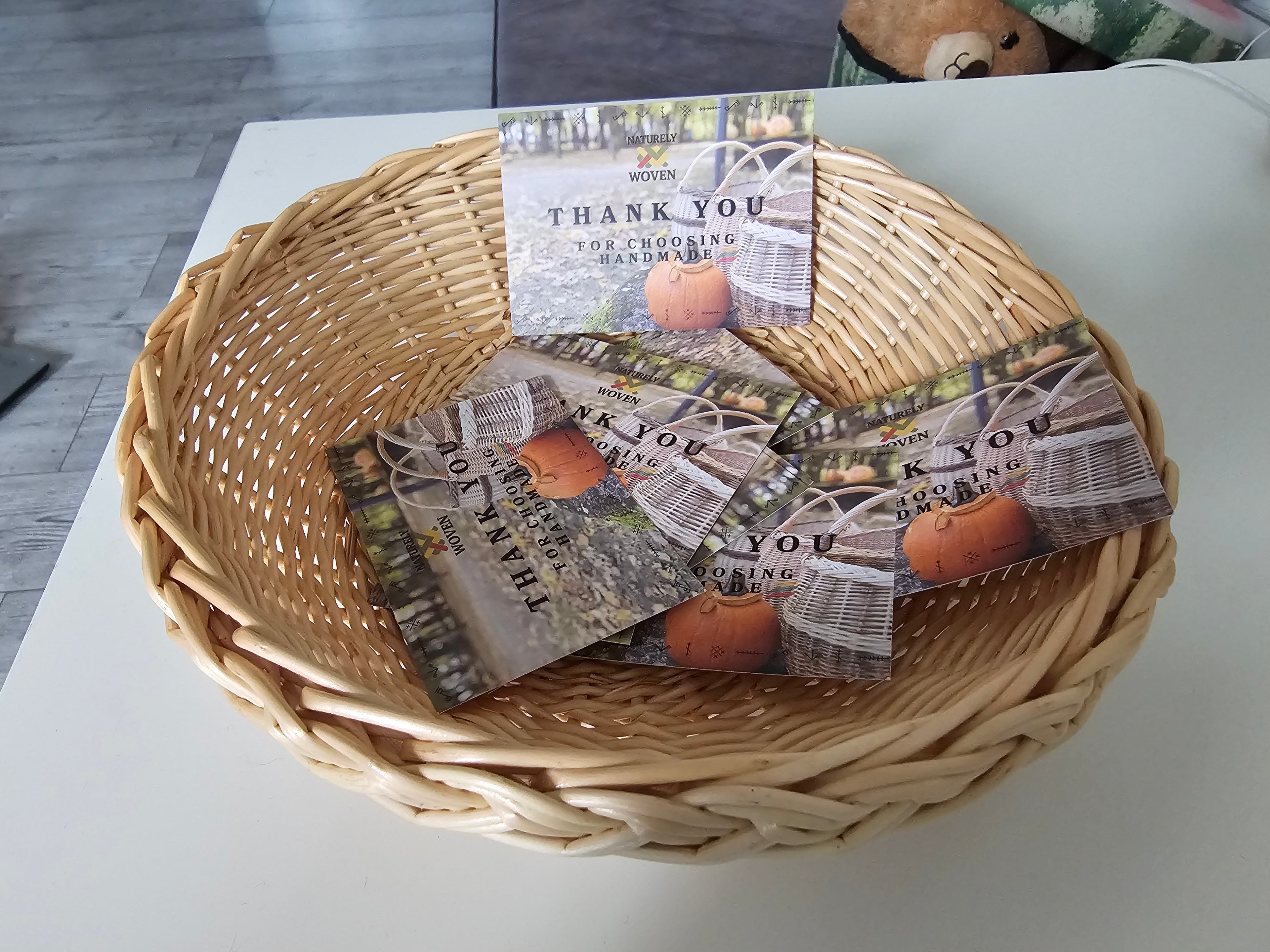 Wicker plate 044b
