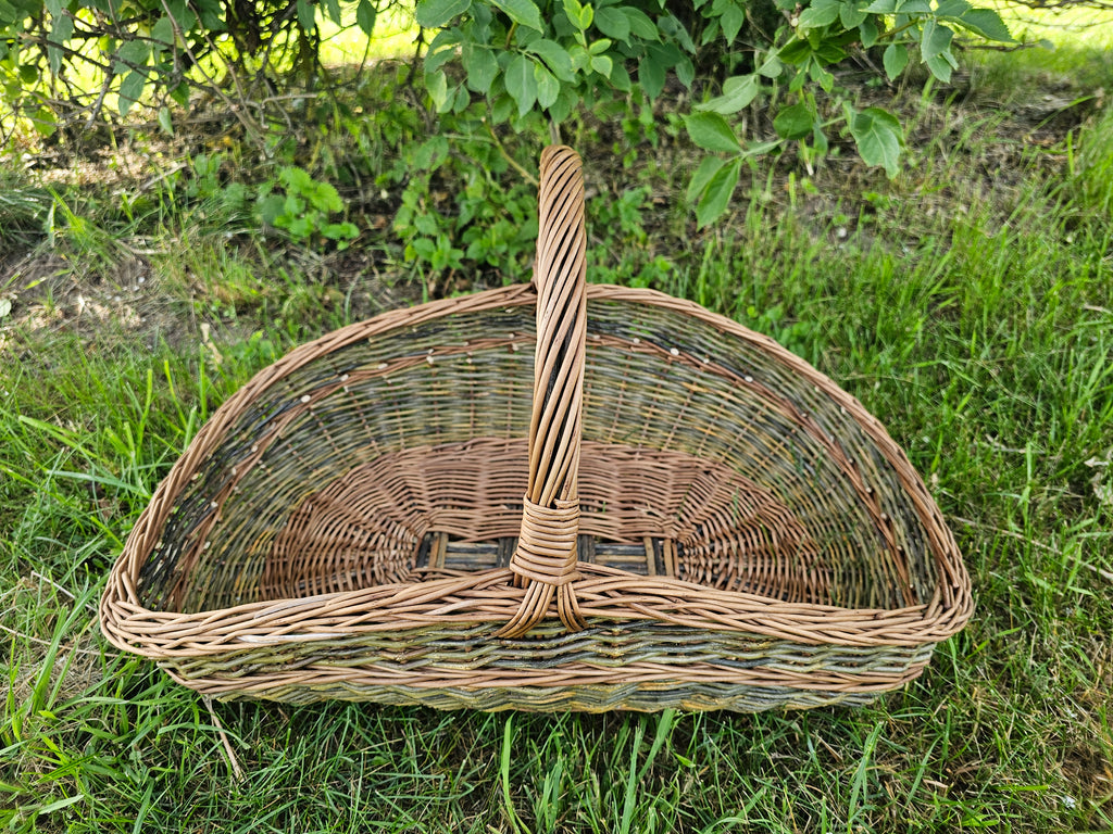 Large Unpeeled Willow Trug 027b-5