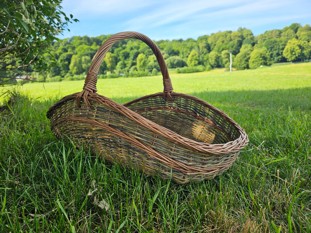 Large Unpeeled Willow Trug 027b-5