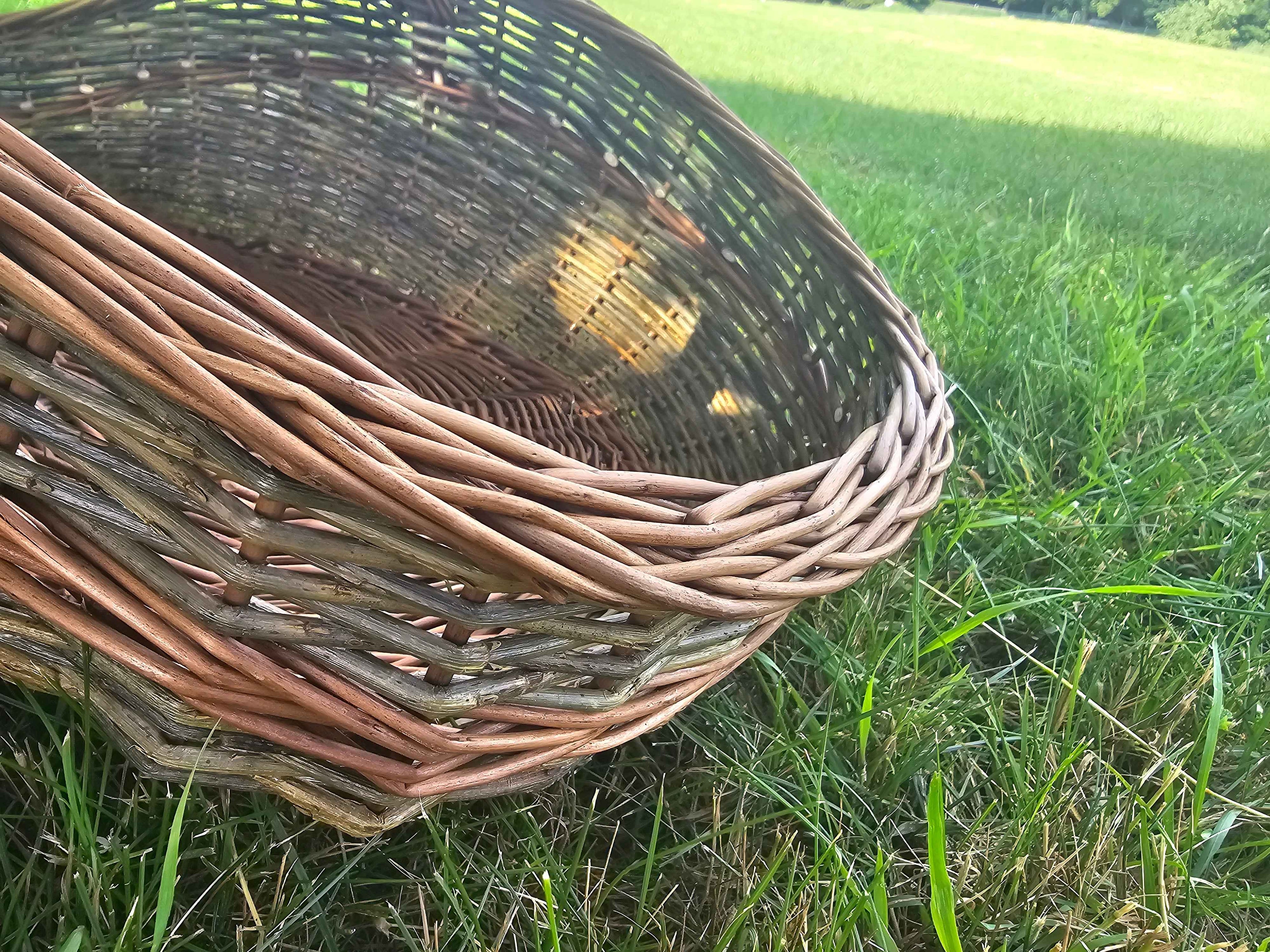 Large Unpeeled Willow Trug 027b-5