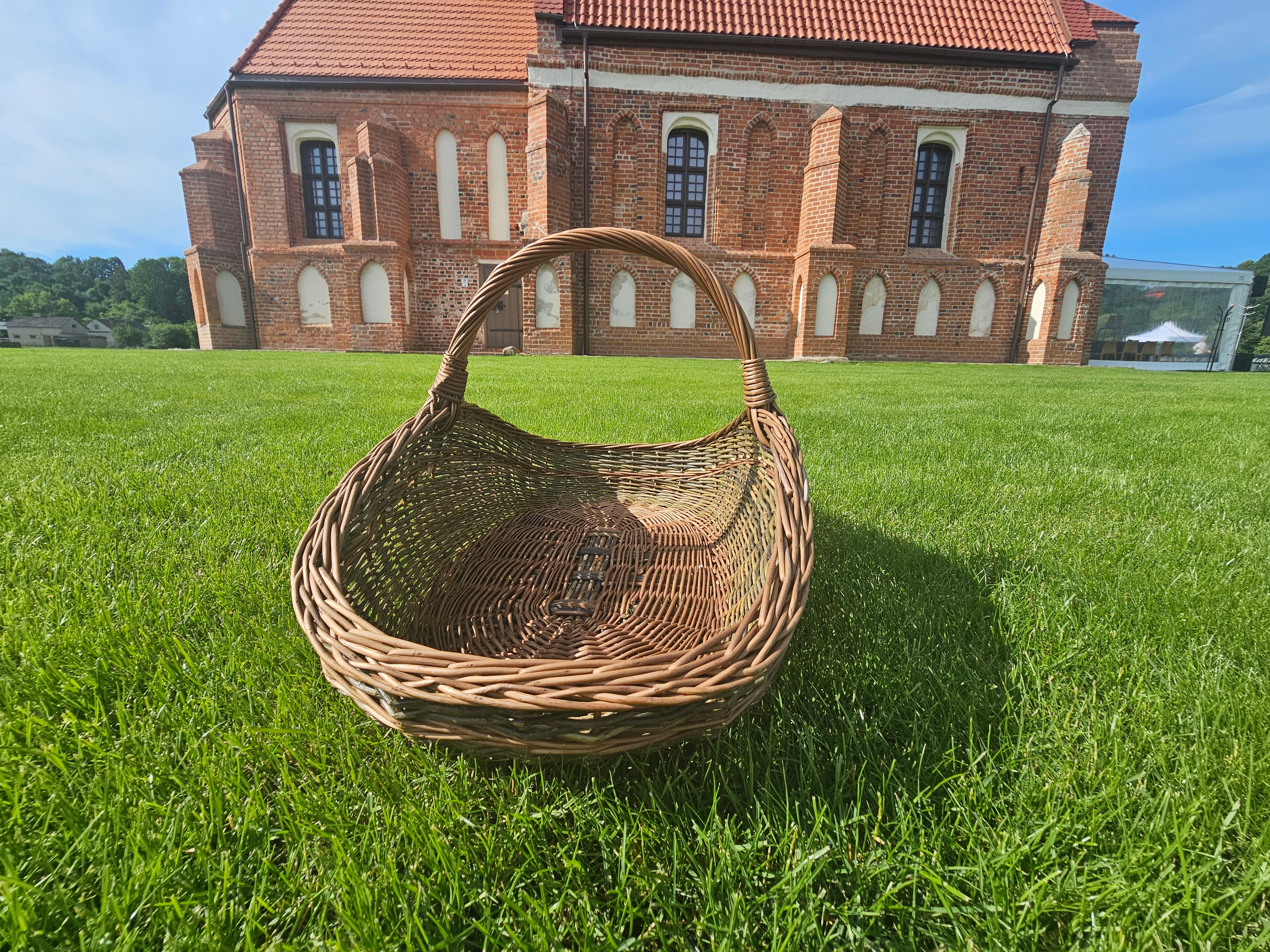 Large Unpeeled Willow Trug 027b-5