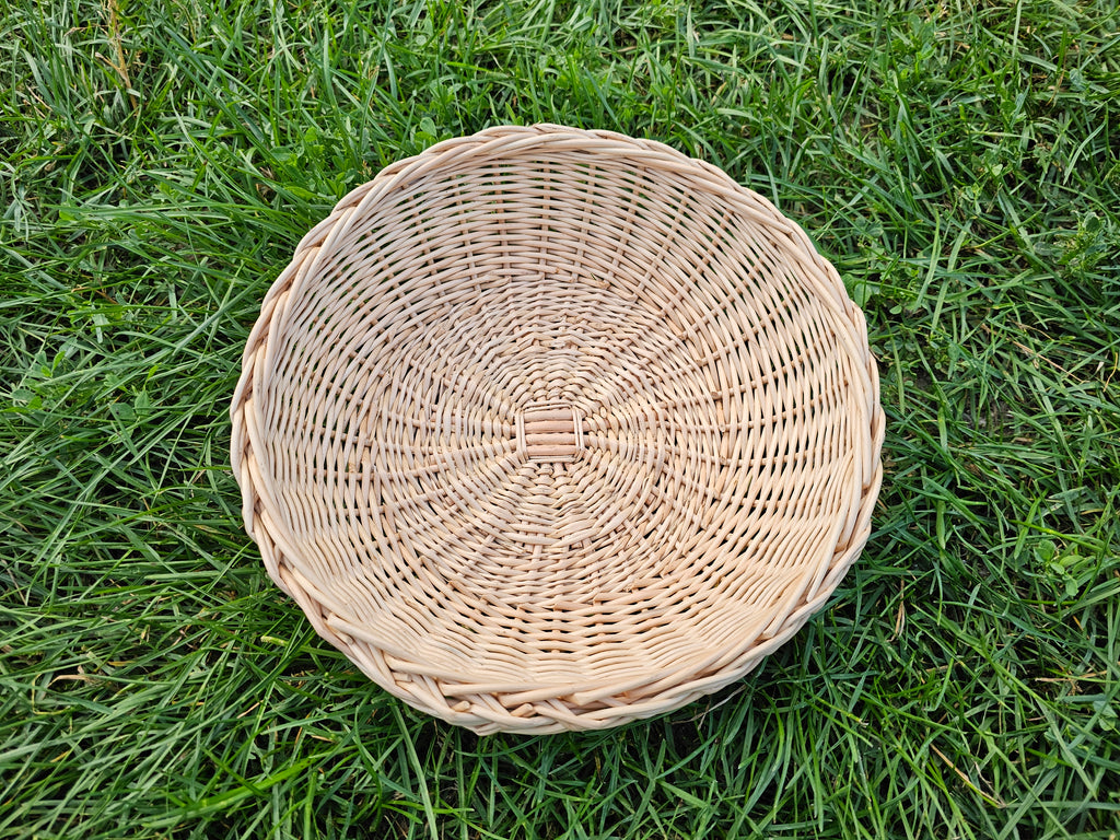 Wicker plate 044b