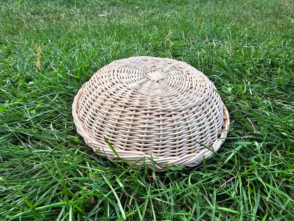 Wicker plate 044b