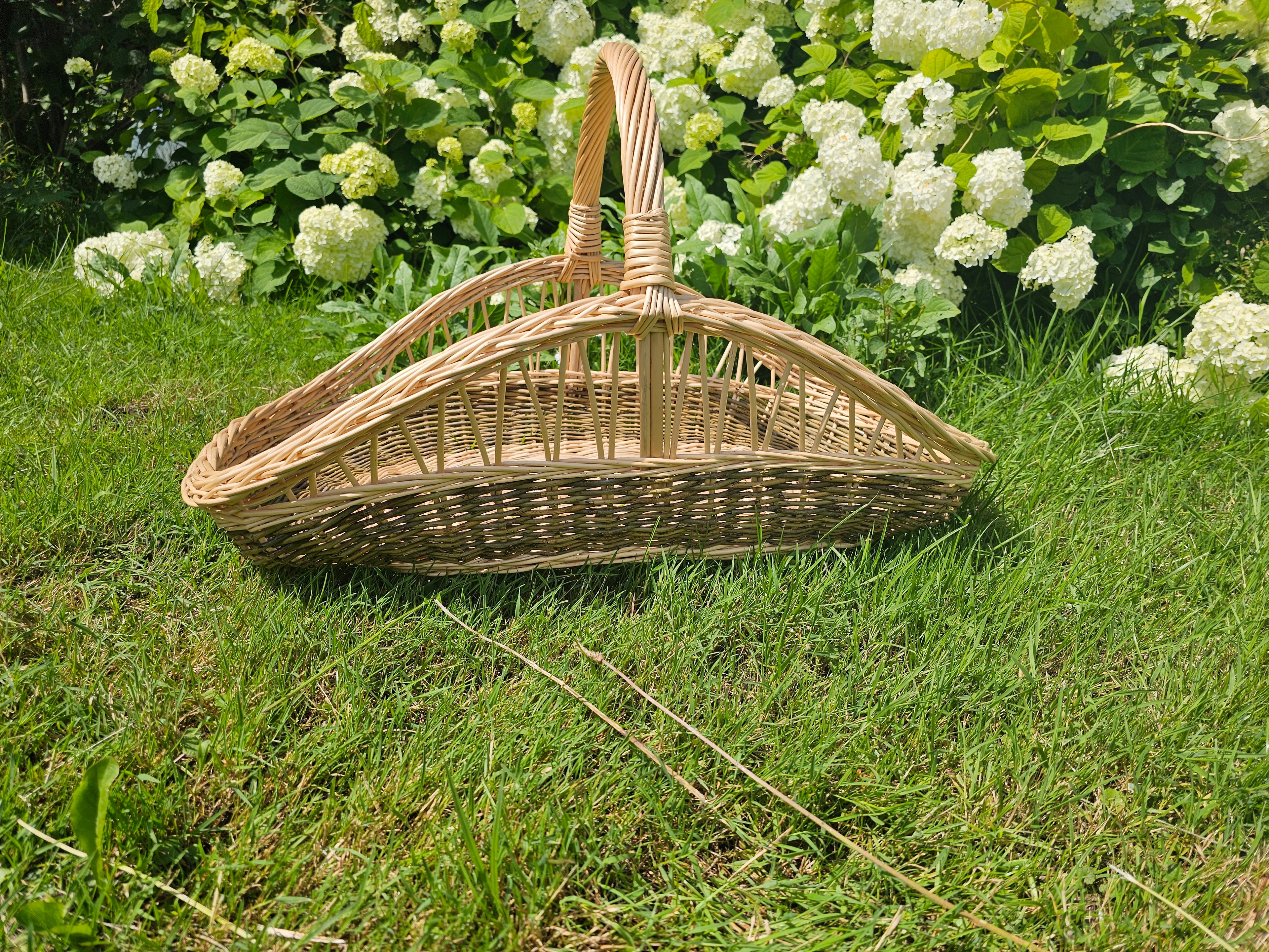 Decorative Wicker Garden Trug 027b-6