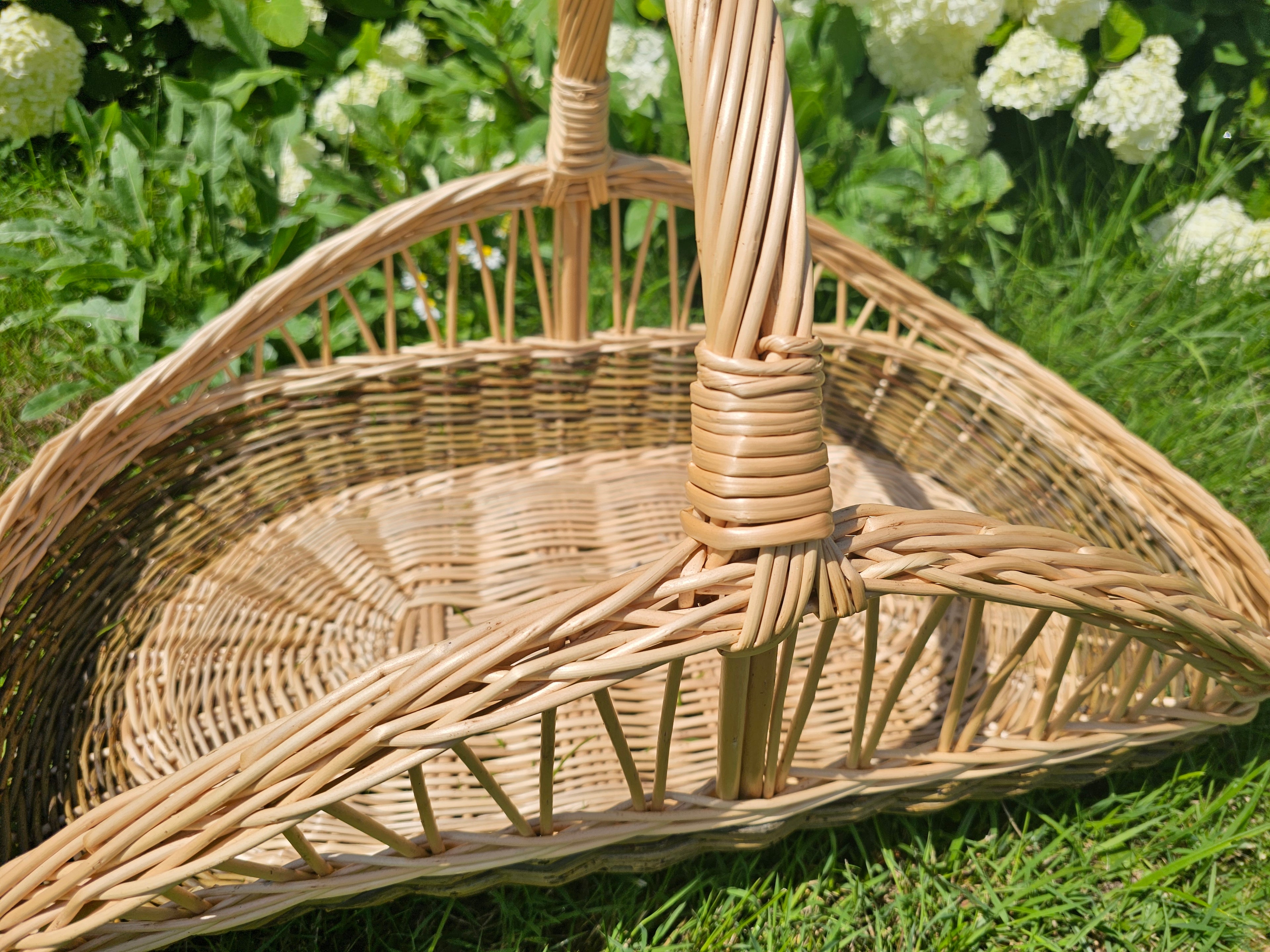 Decorative Wicker Garden Trug 027b-6