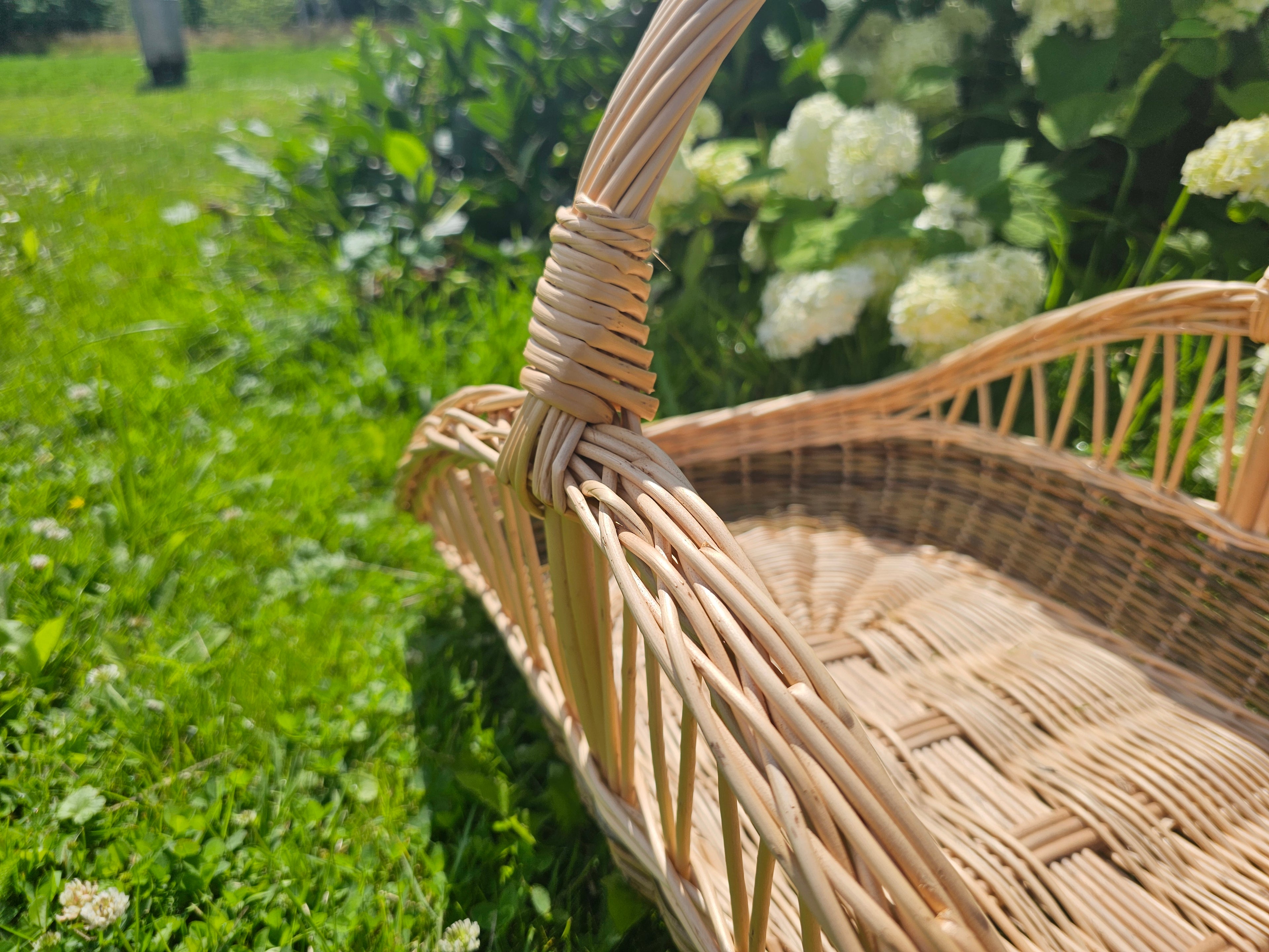 Decorative Wicker Garden Trug 027b-6