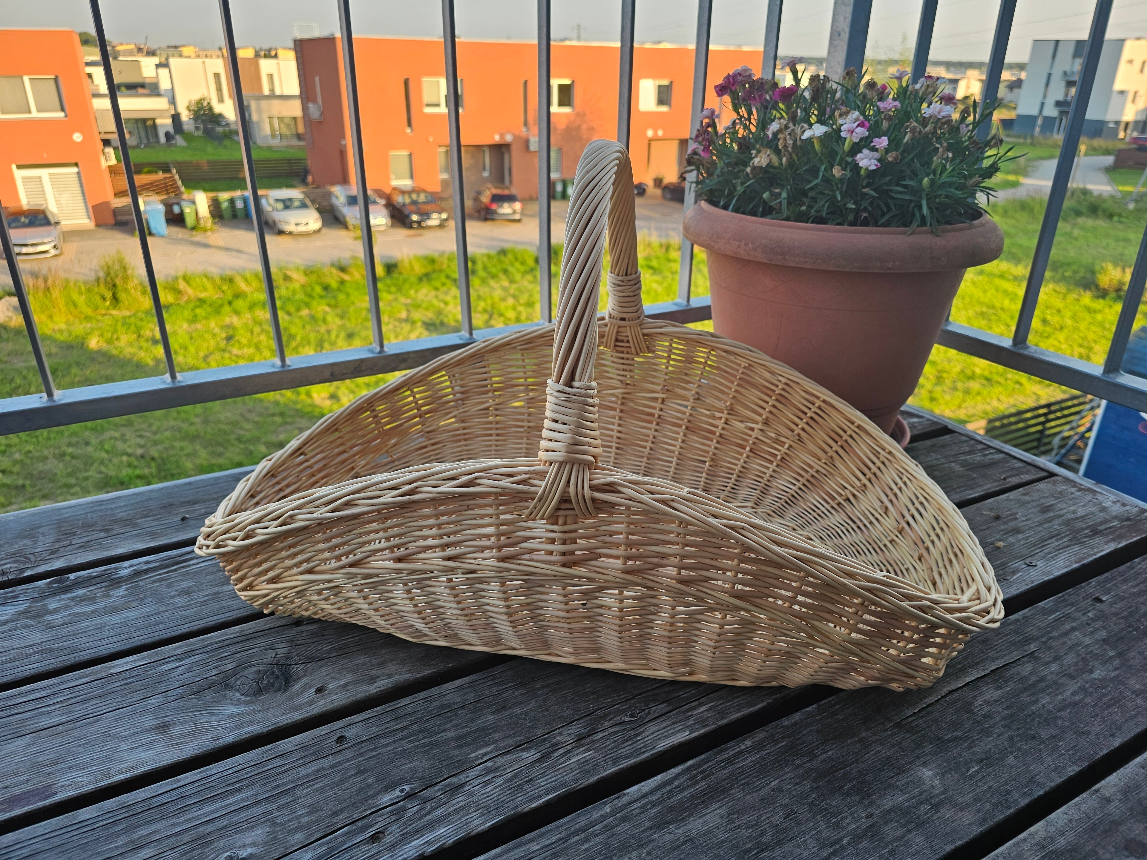 Large Wicker Trug 027b-2