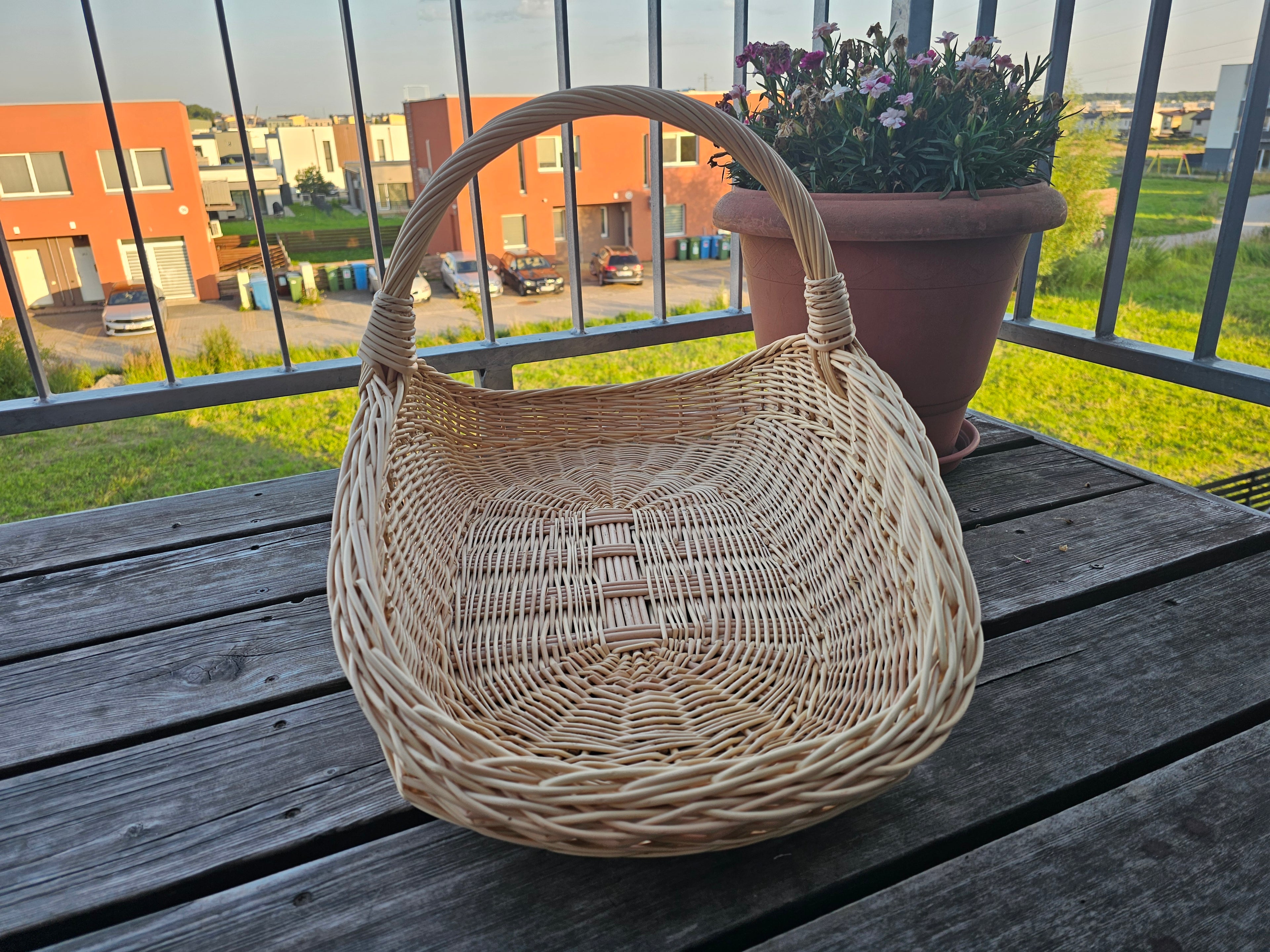 Large Wicker Garden Trug 027b-3