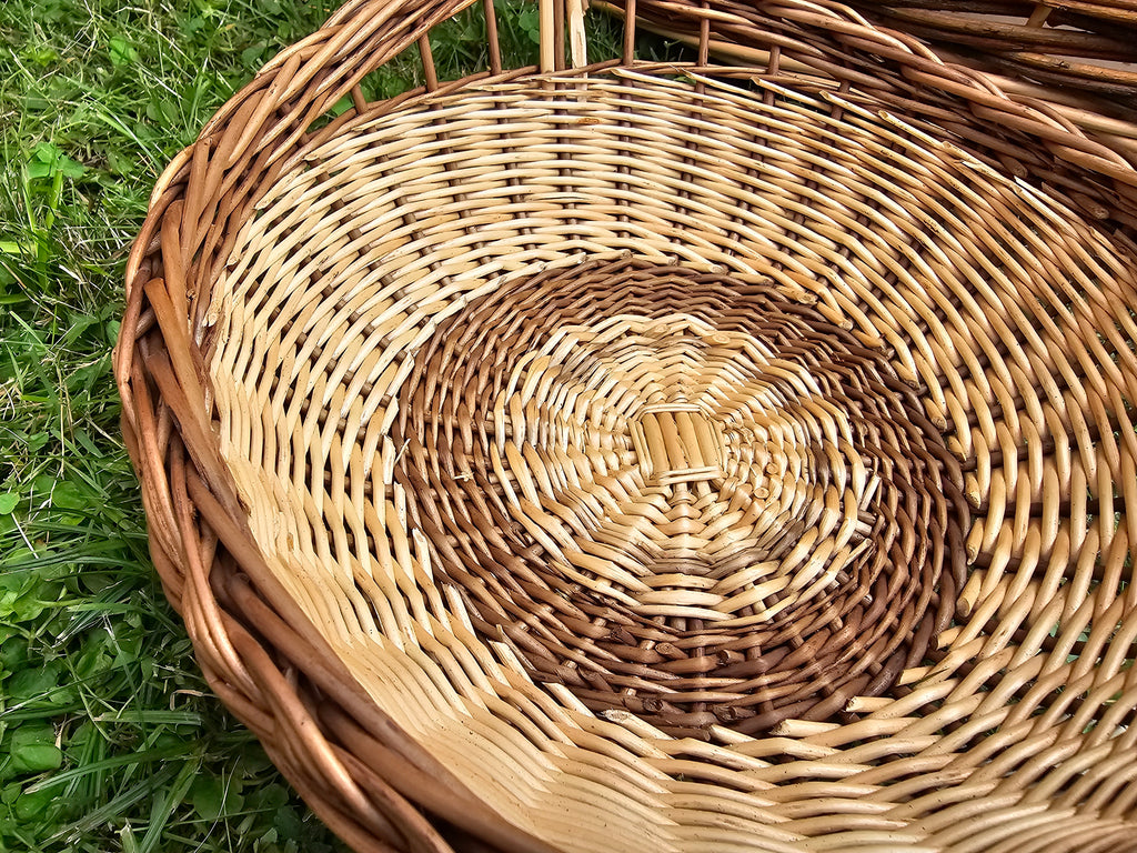 Wicker tray 024b
