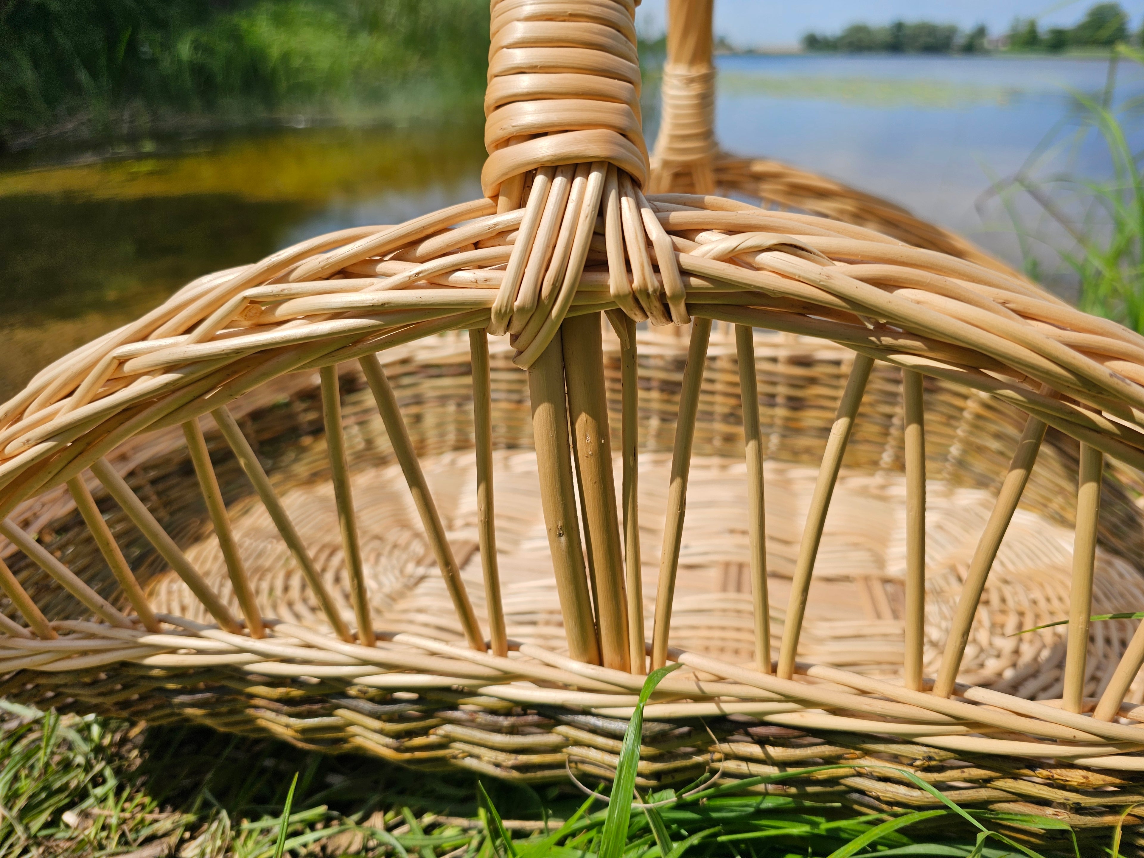 Decorative Wicker Garden Trug 027b-6