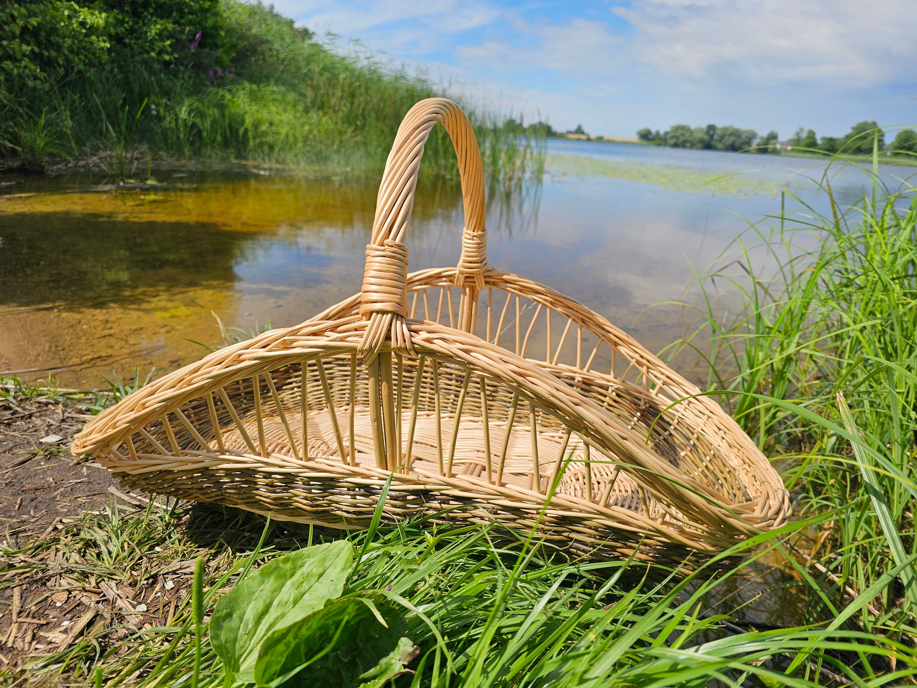 Decorative Wicker Garden Trug 027b-6