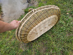 Large wicker basket 027b-1
