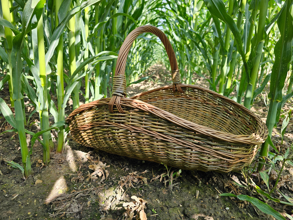 Large Unpeeled Willow Trug 027b-5