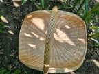 Wicker flower basket 031b