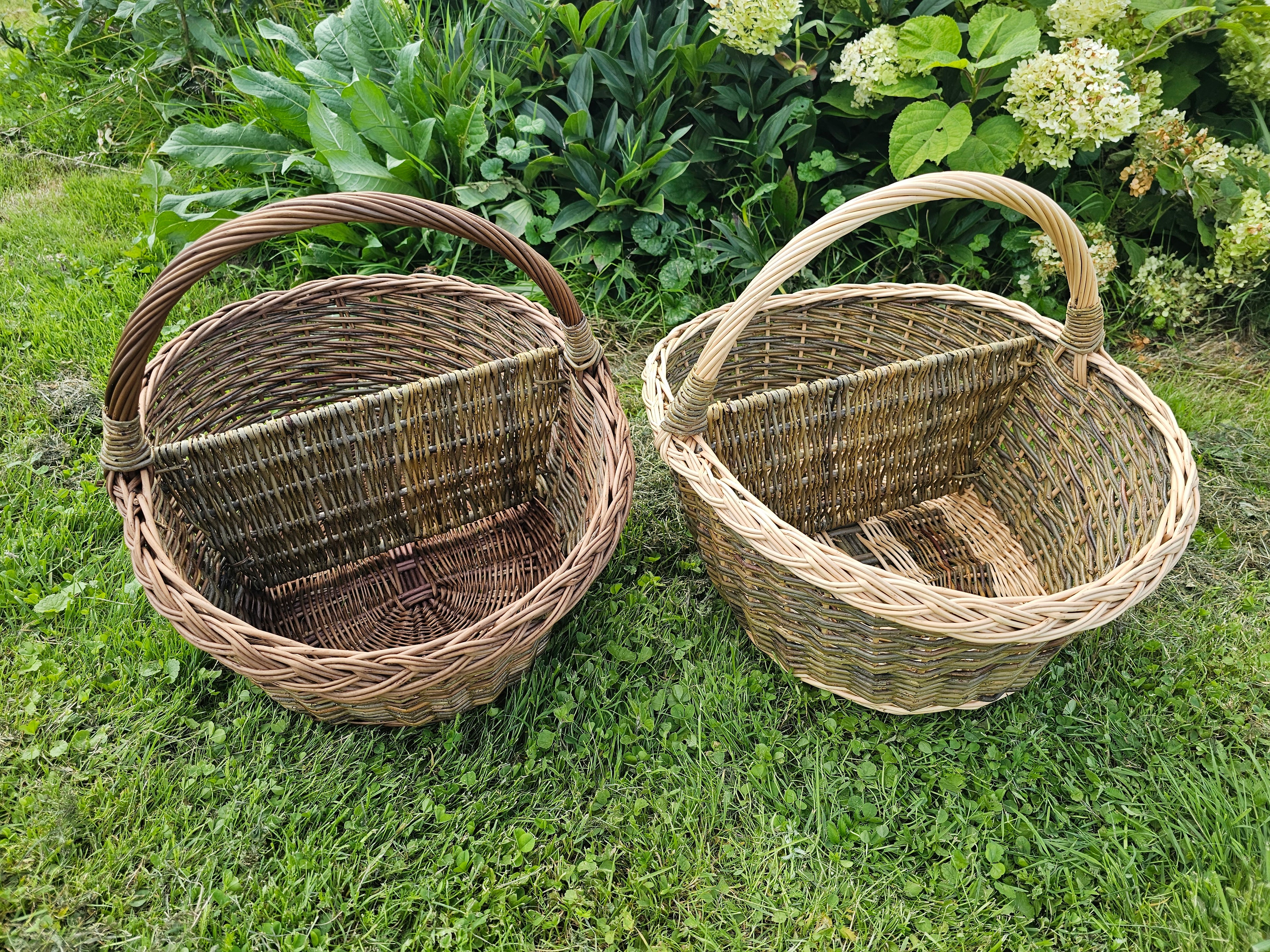 Wicker Picnic Basket with Divider