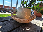 Small Round Wicker Tray