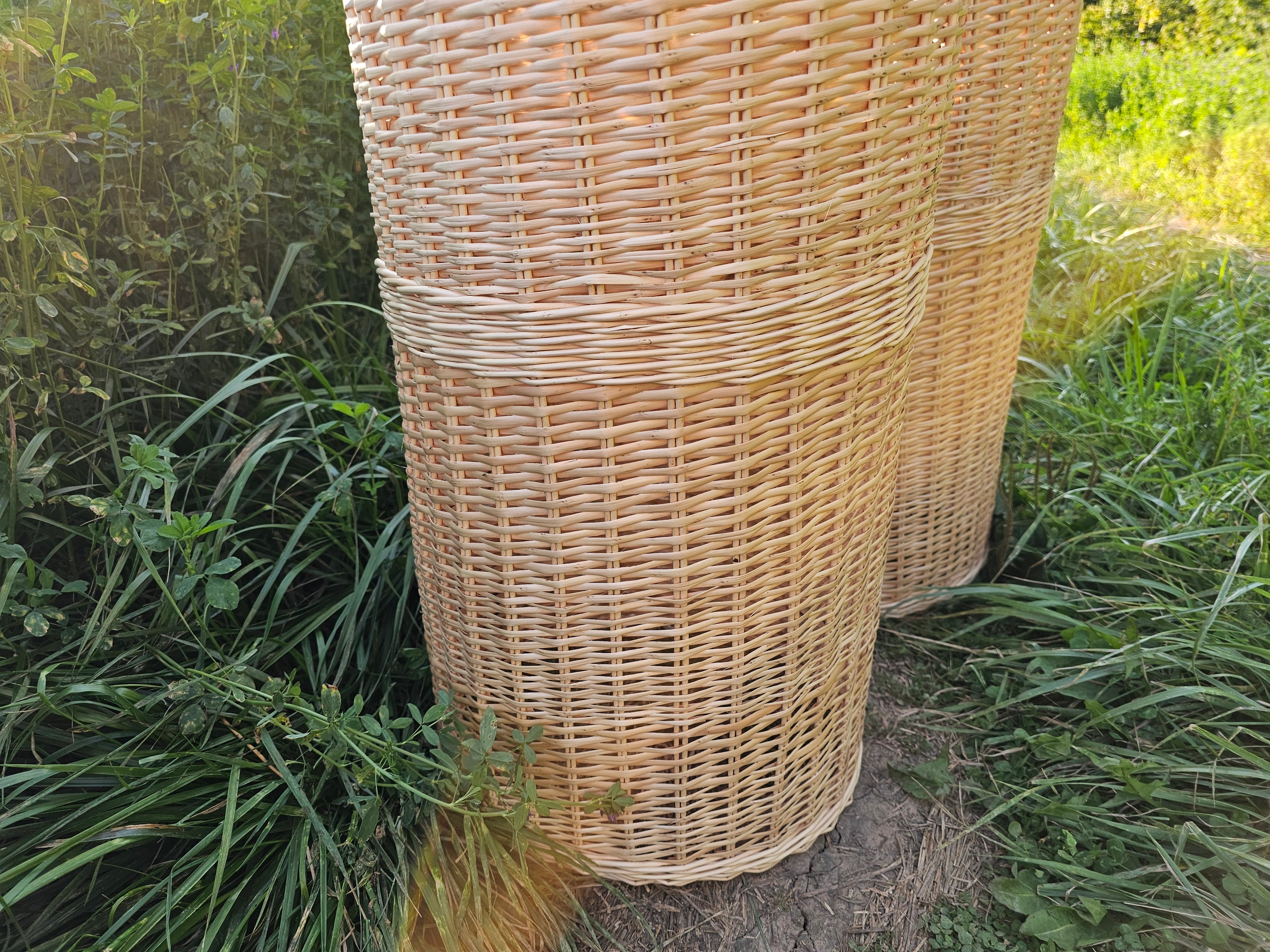 Wicker gas cylinder cover 034b