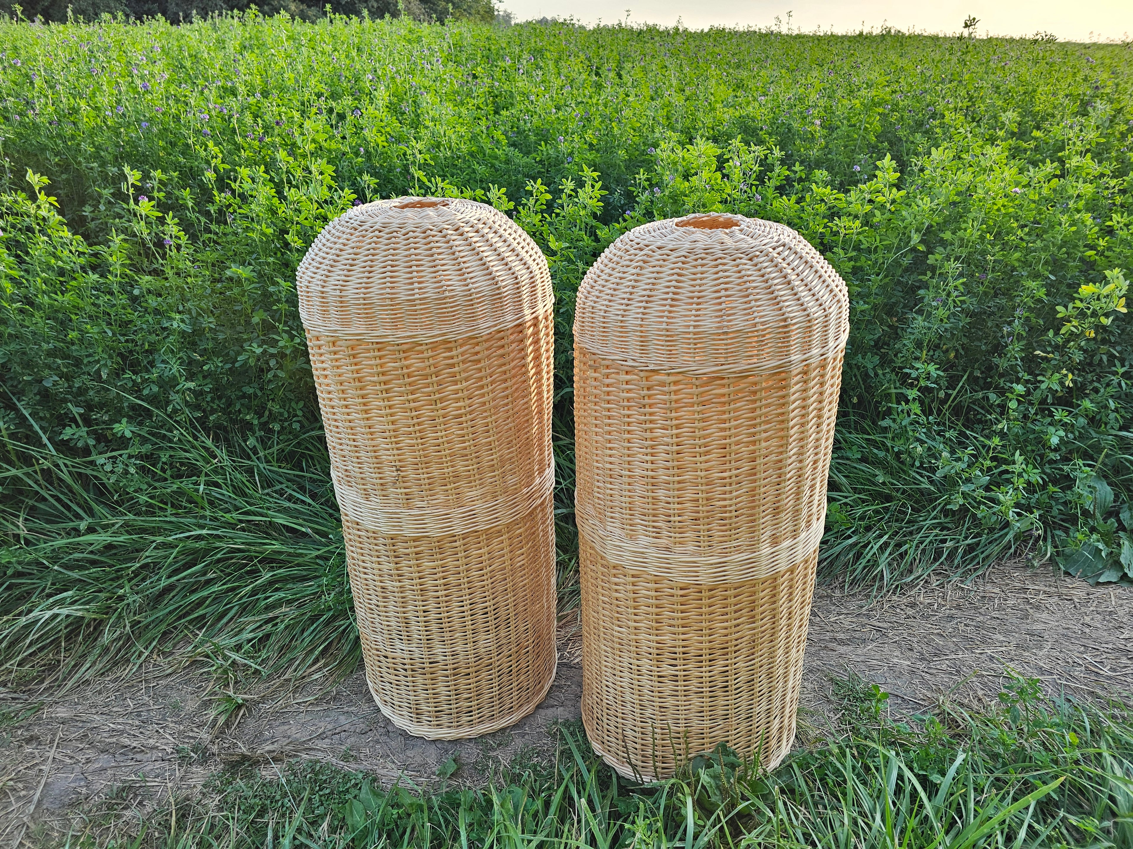 Wicker gas cylinder cover 034b