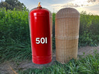 Wicker gas cylinder cover 034b